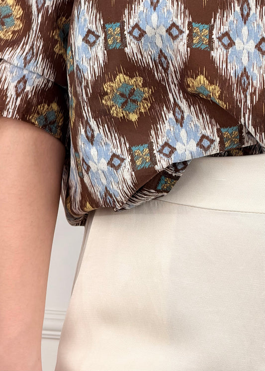 C26436 - BREND CAMICIA IN MUSSOLA DI COTONE