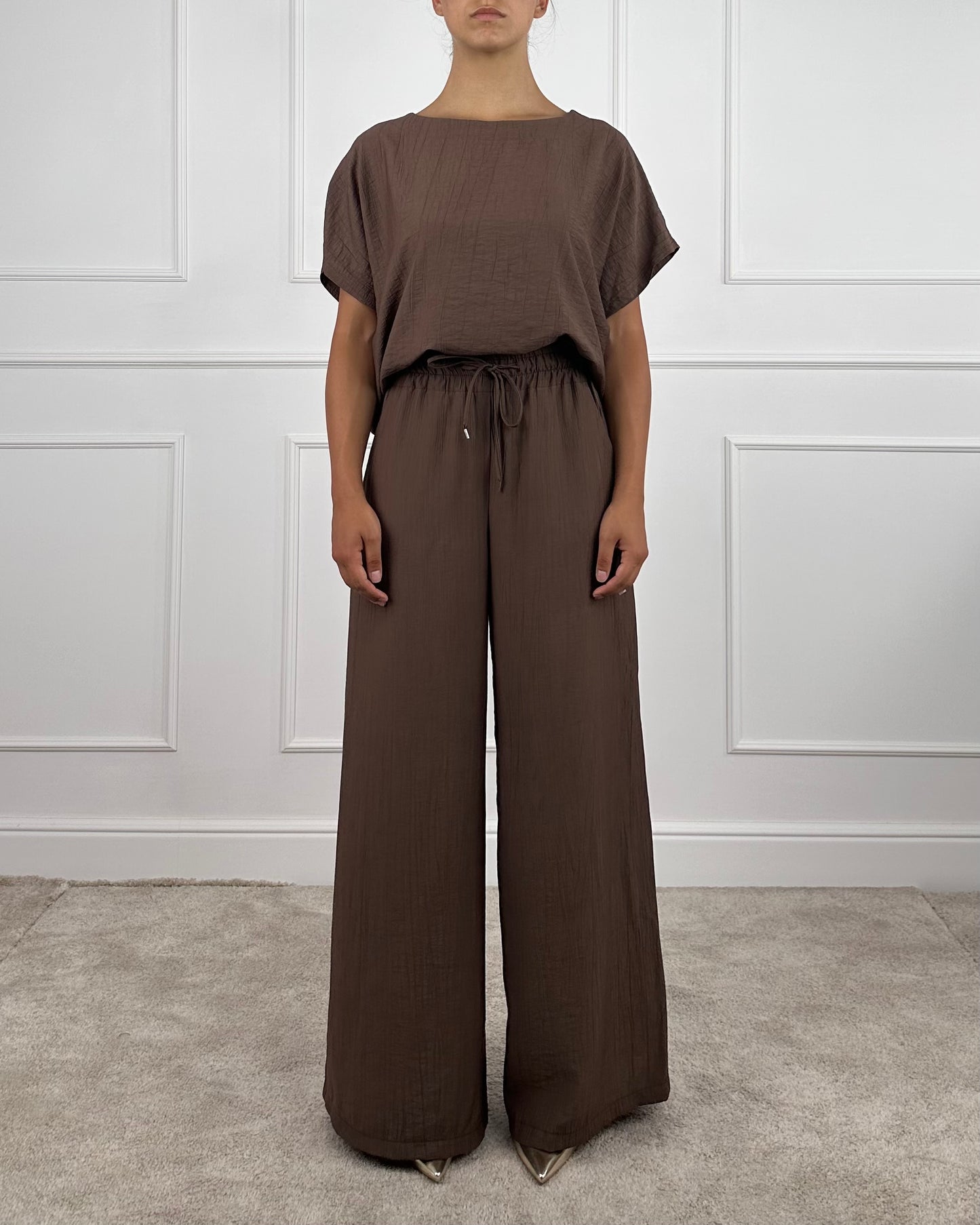 25C7816 - TENSIONE IN COMPLETO BLUSA E PANTALONE