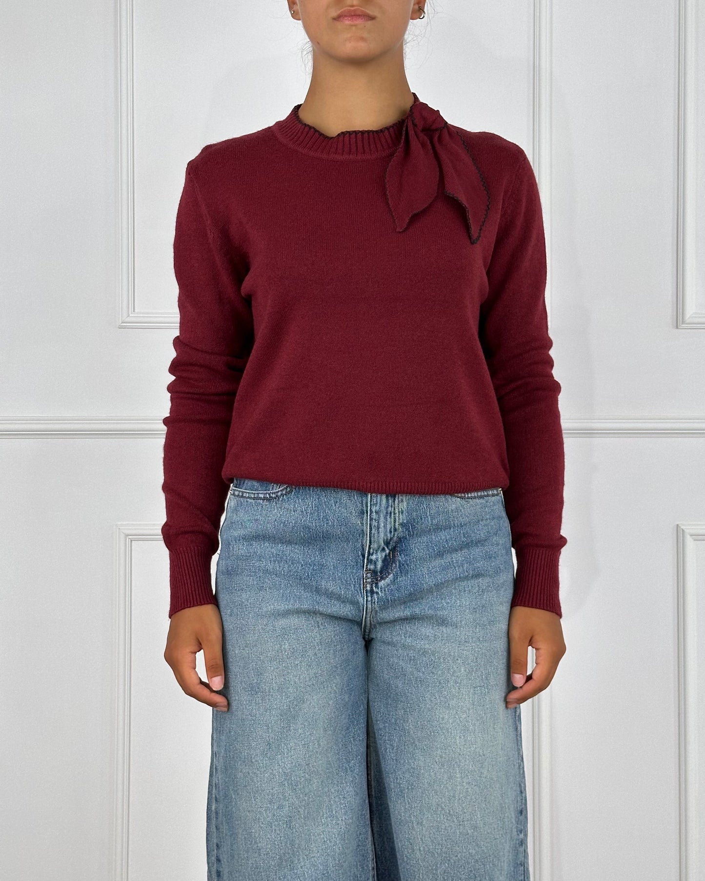 4802 - MAGLIA CON FIOCCO