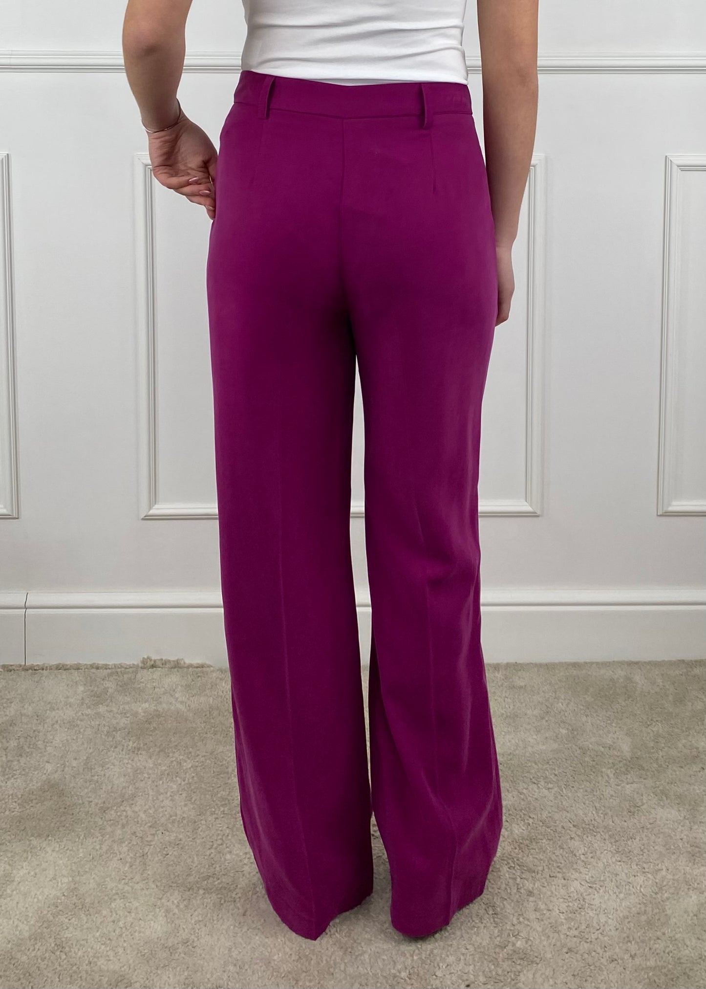 26P4397 - TENSIONE IN PANTALONE PALAZZO IN CUPRO