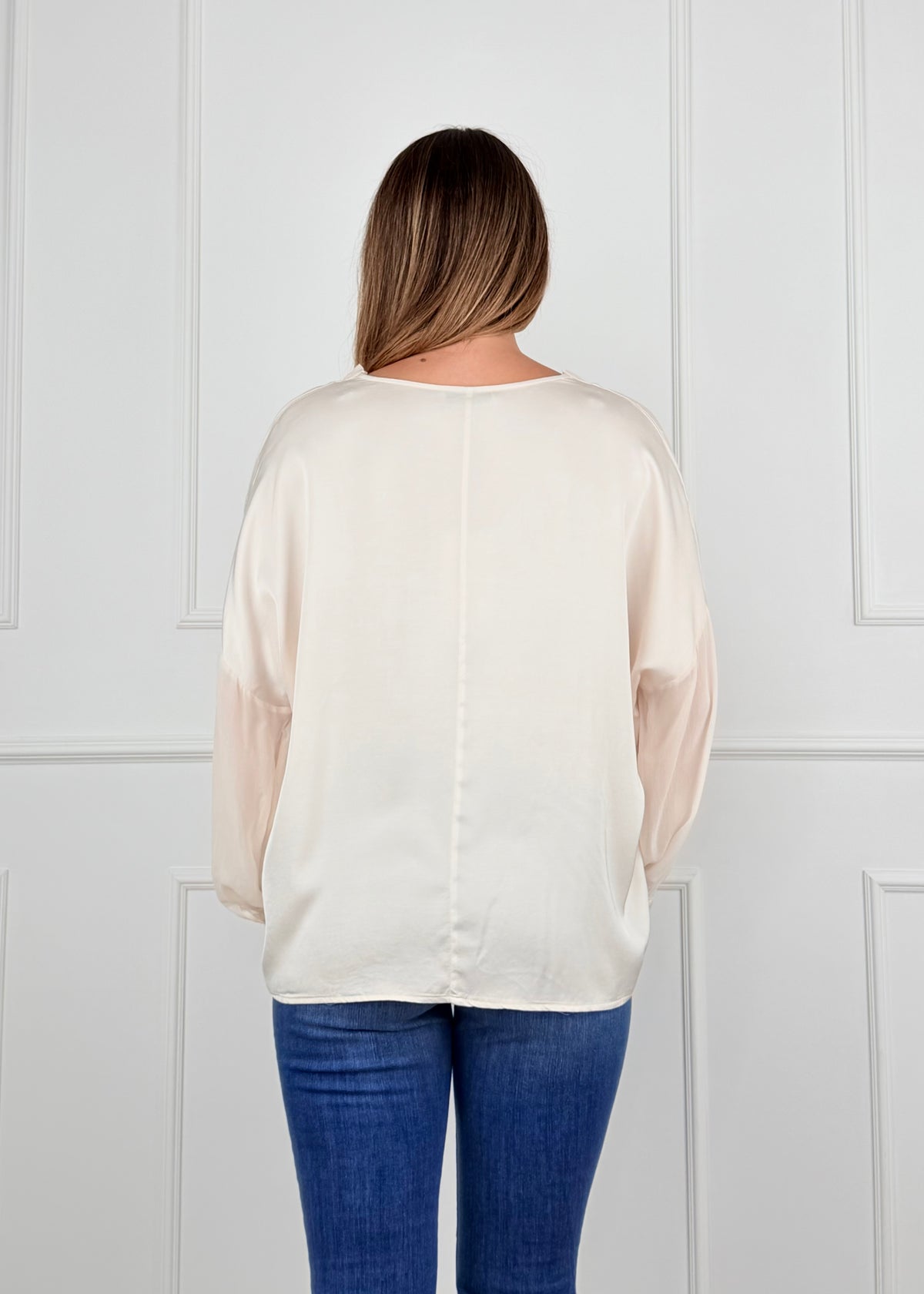 60004WF • BLUSA BIMATERICA SCOLLO A V GIORGIA & J.