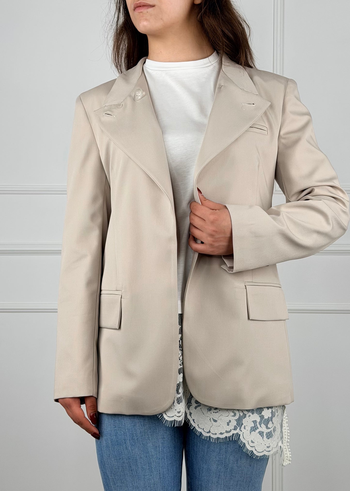 E539317 - BREND GIACCA CHIUSURA BOTTONE ALTO