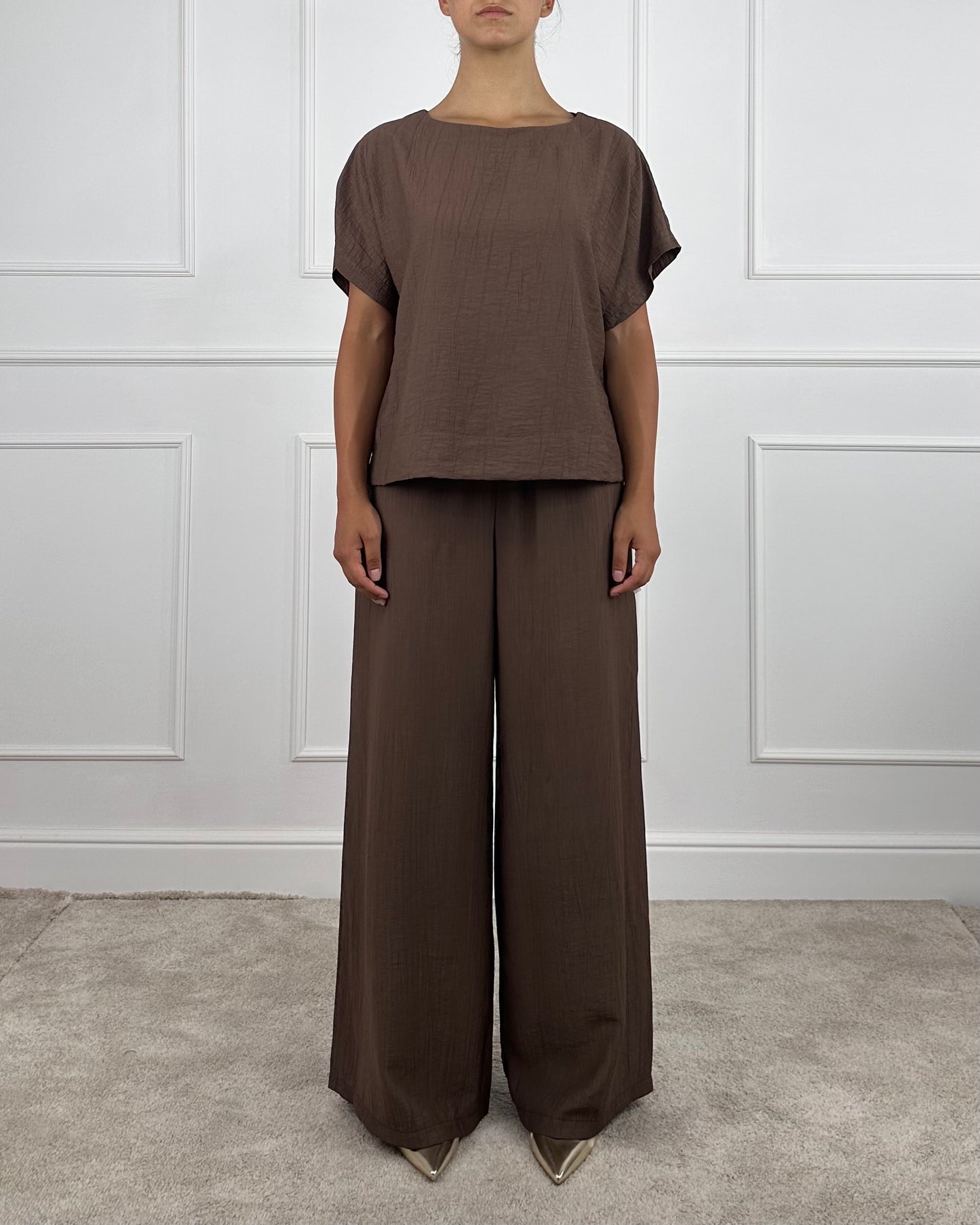 25C7816 - TENSIONE IN COMPLETO BLUSA E PANTALONE