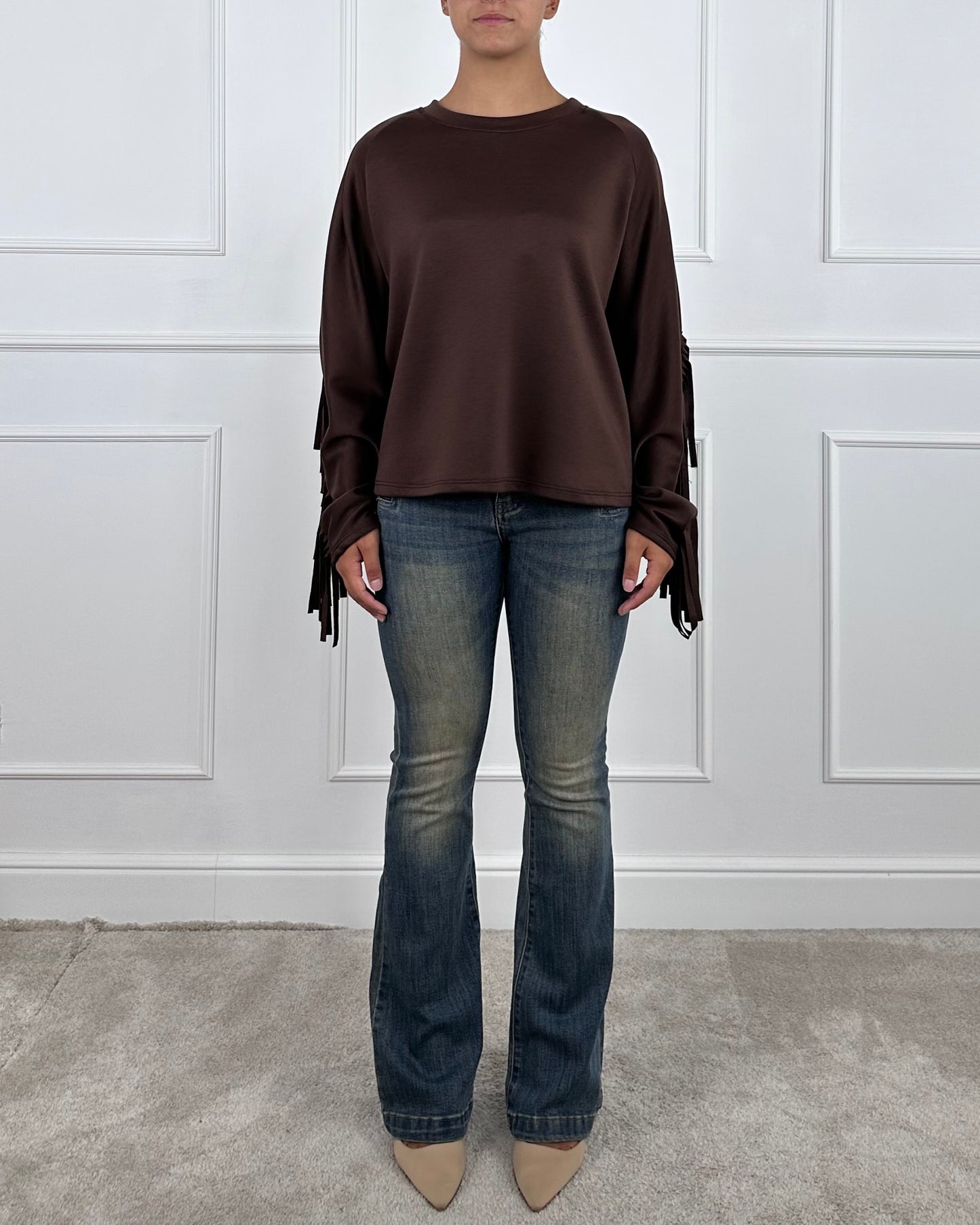 L3M350 - MAGLIA CON FRANGE