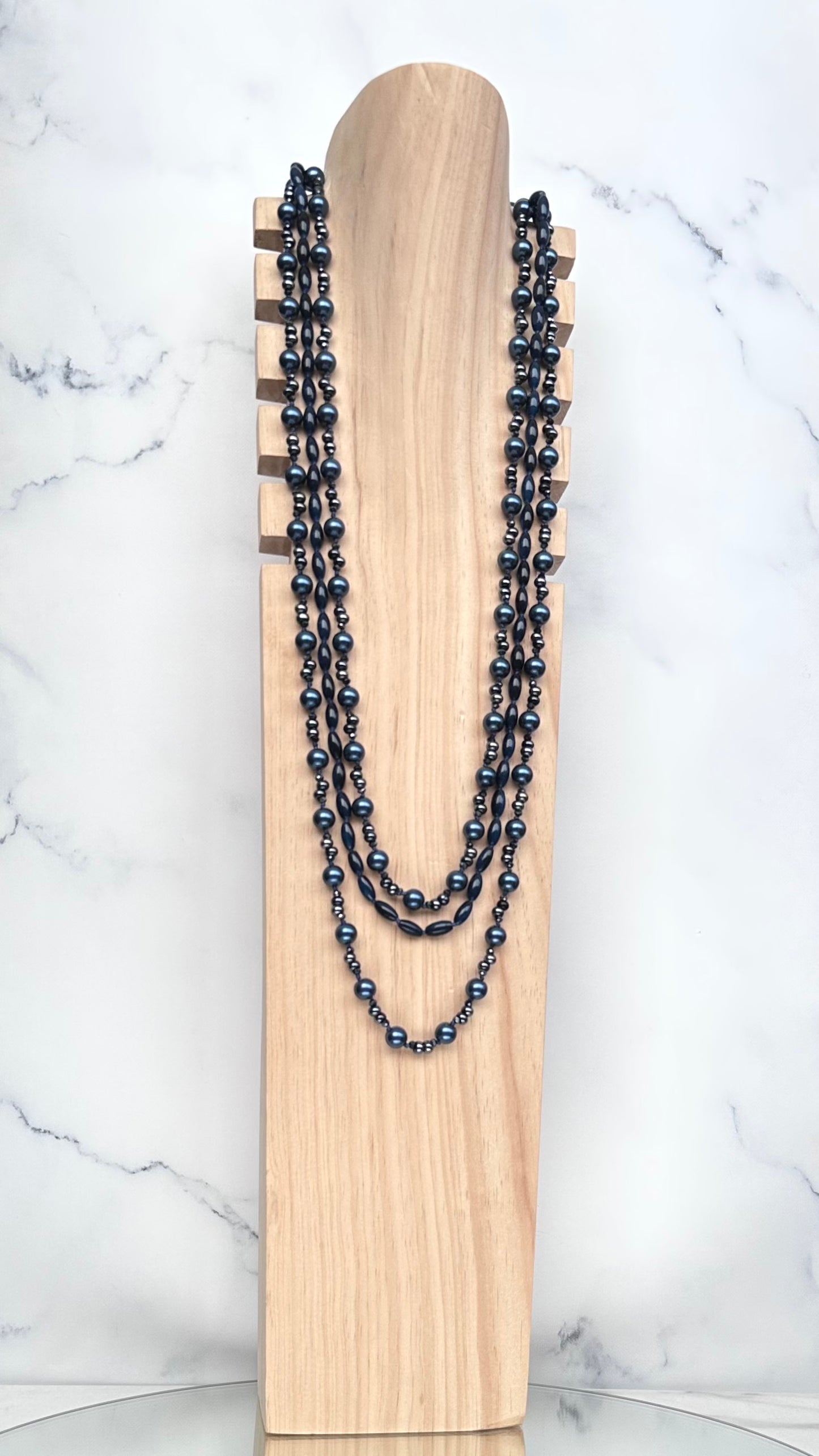 CLN18 COLLANA LUNGA CON PERLE