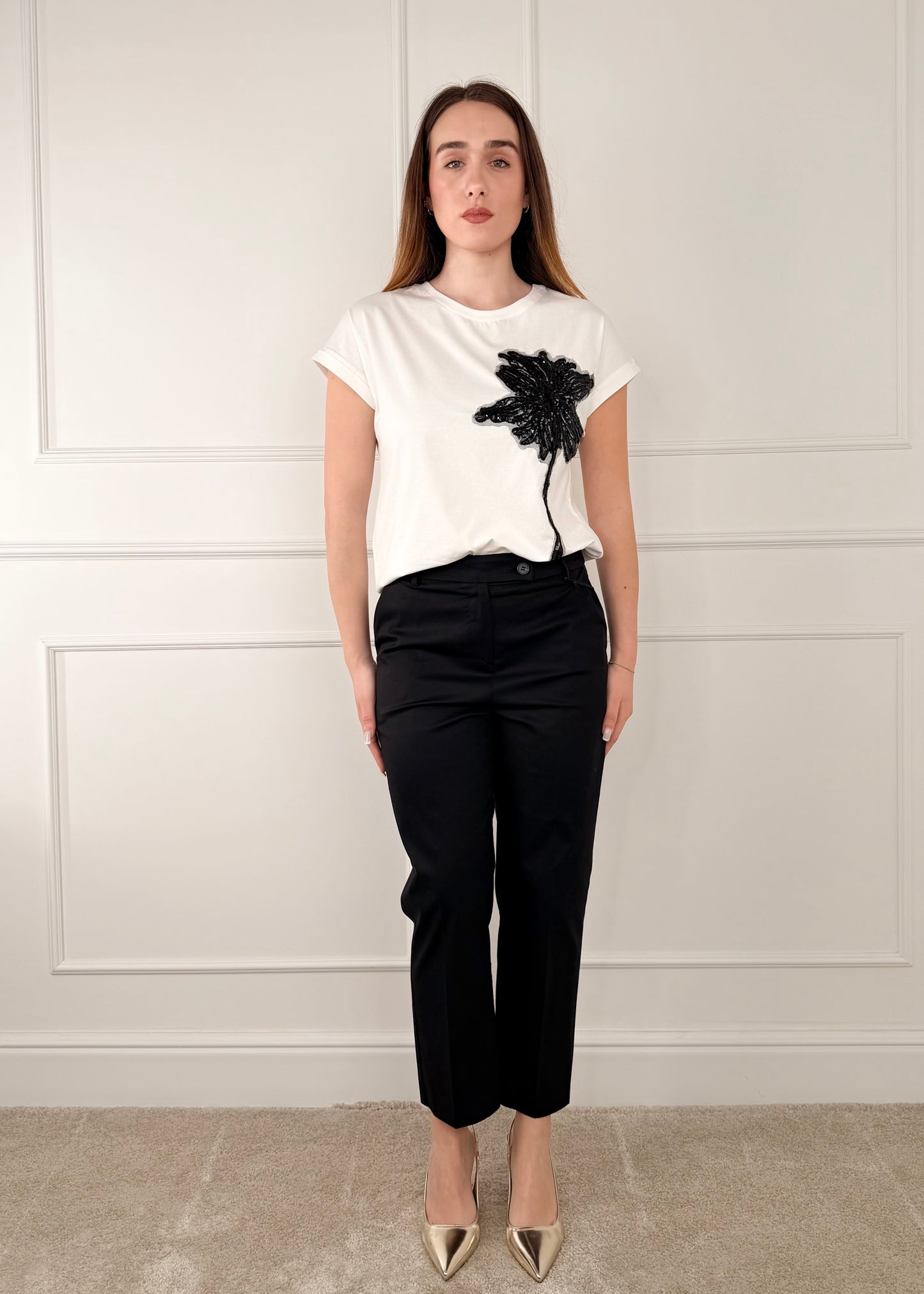 PK9153 - T-SHIRT CON PAILLETTES