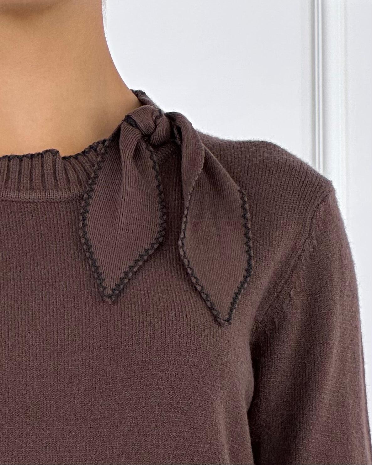 4802 - MAGLIA CON FIOCCO