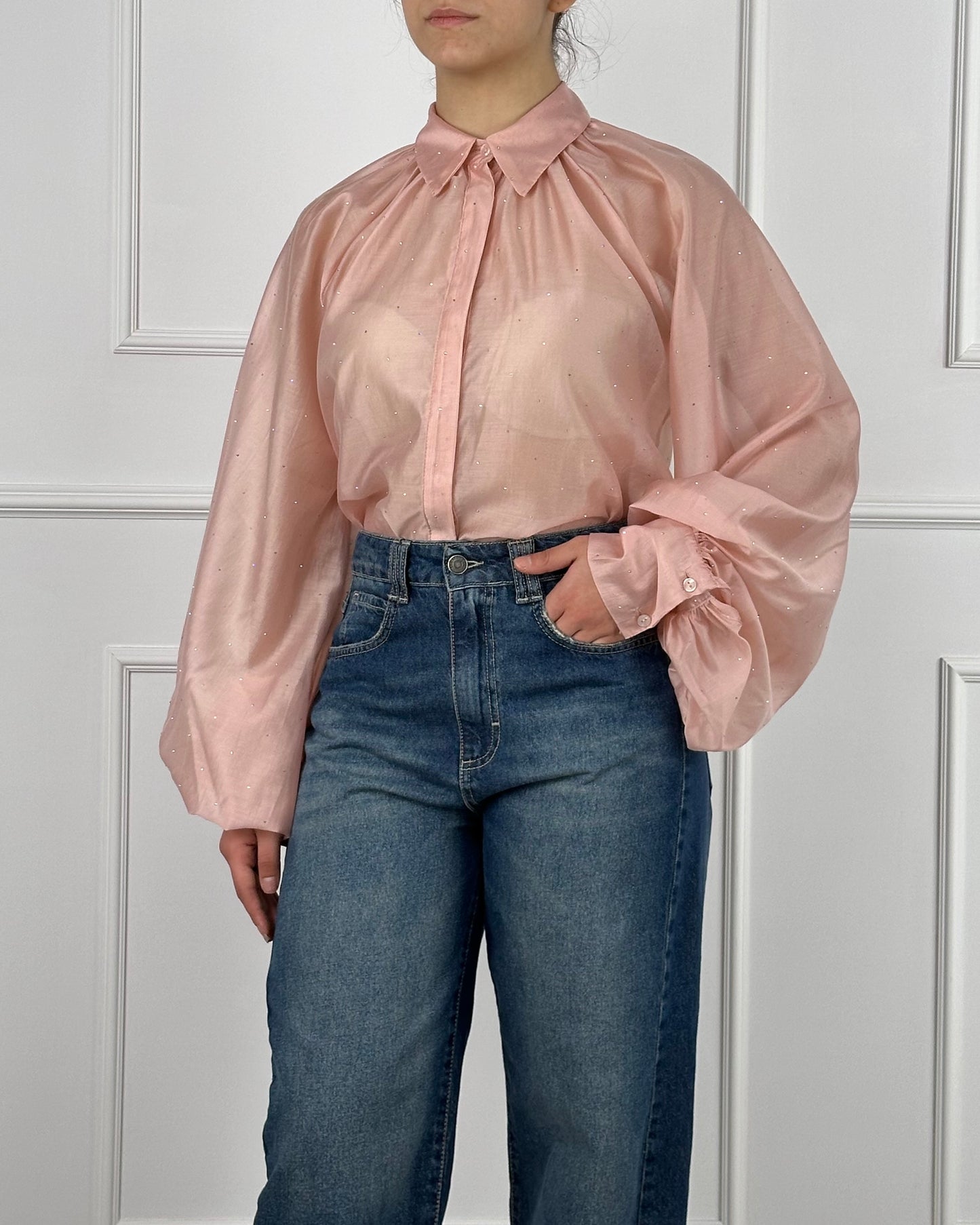 S25C212 - TENSIONE IN CAMICIA STRASS