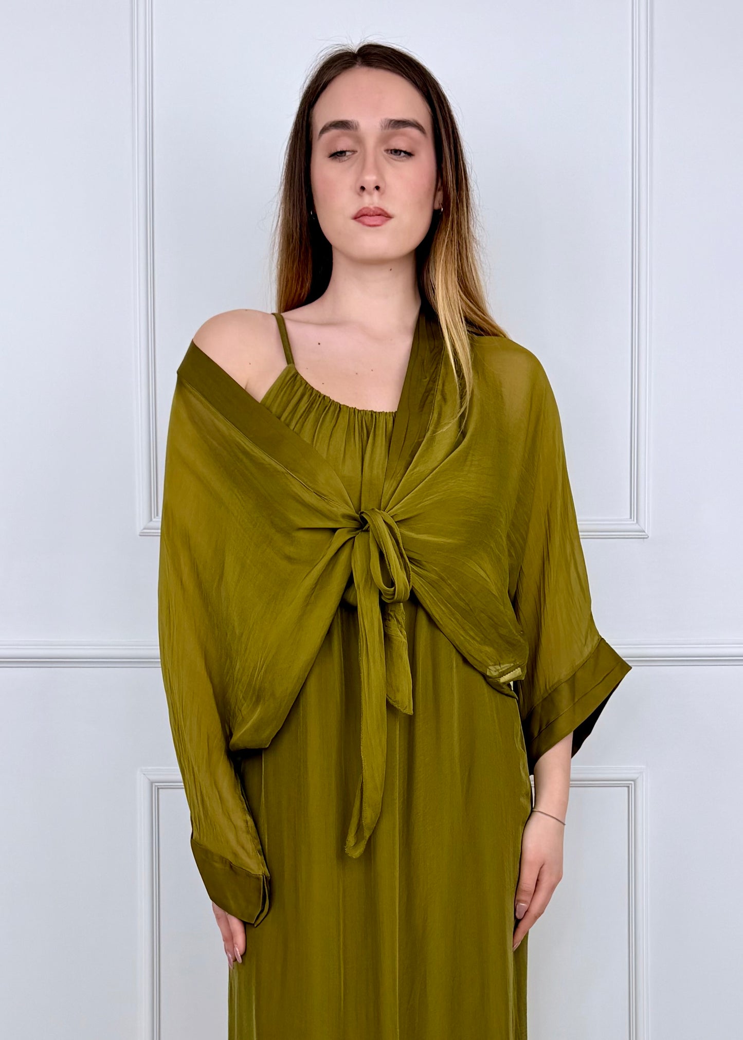 BH7138 - BOLERINO IN MISTO SETA E VISCOSA