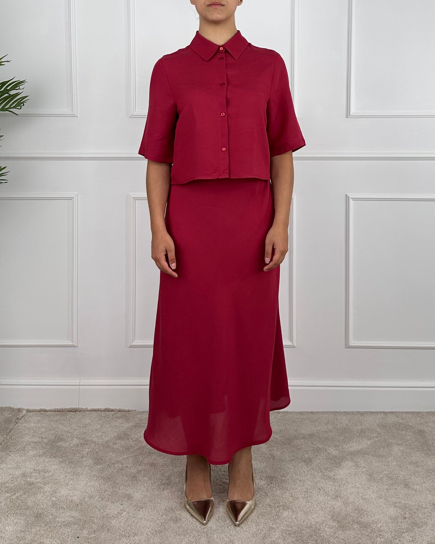 25C7726 - 25C7726 TENSIONE IN COMPLETO GONNA E CAMICIA
