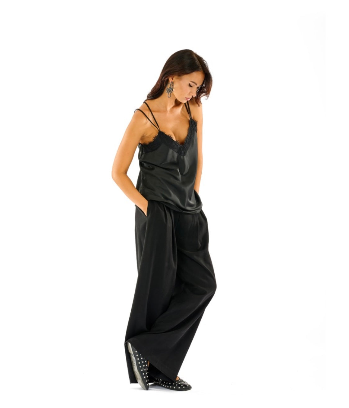 60134 - 60134 GIORGIA & J TOP LINGERIE SCOLLO IN PIZZO.