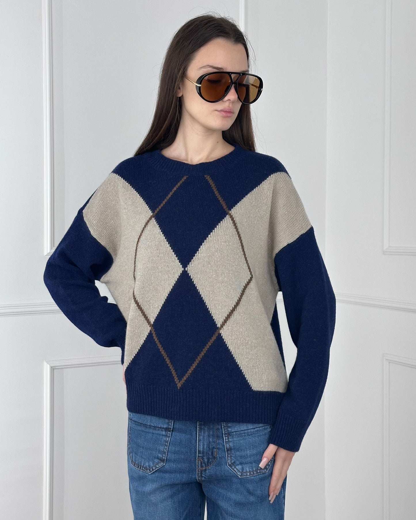 U206665 - BREND MAGLIA CON ROMBI