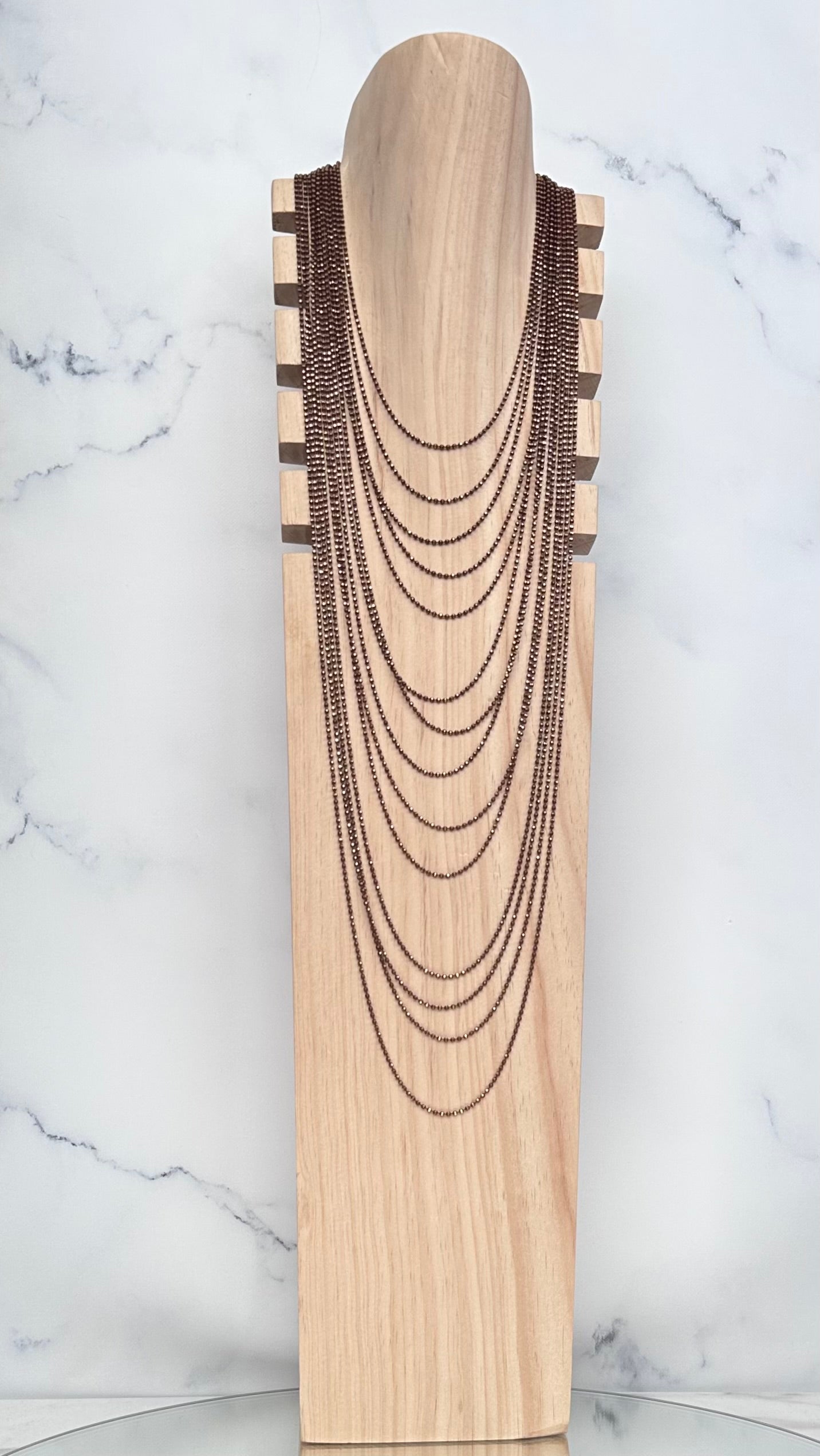 CLN17 COLLANA MICRO PERLINE