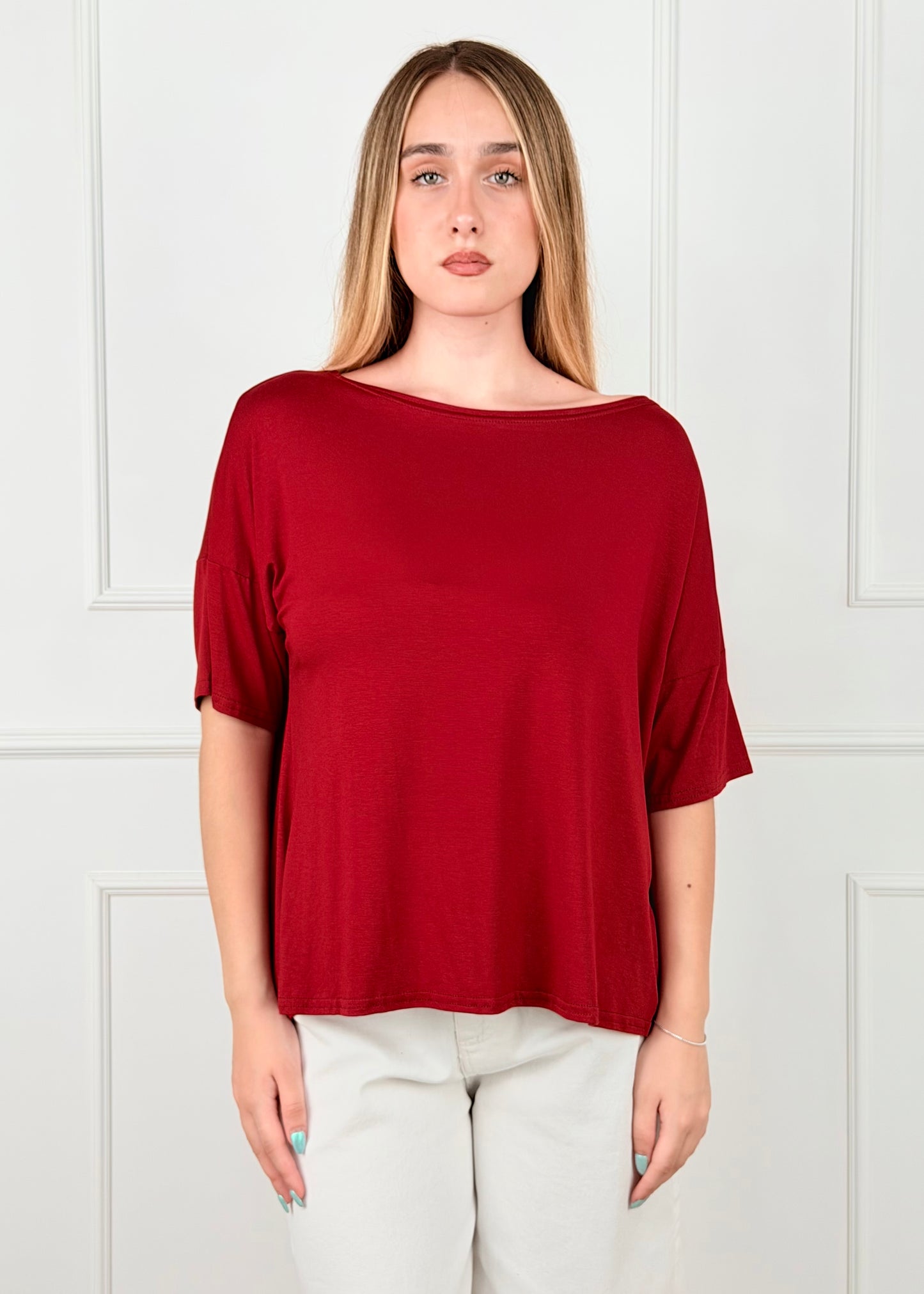 OG99924 - MY-D MAGLIA IN JERSEY DI VISCOSA