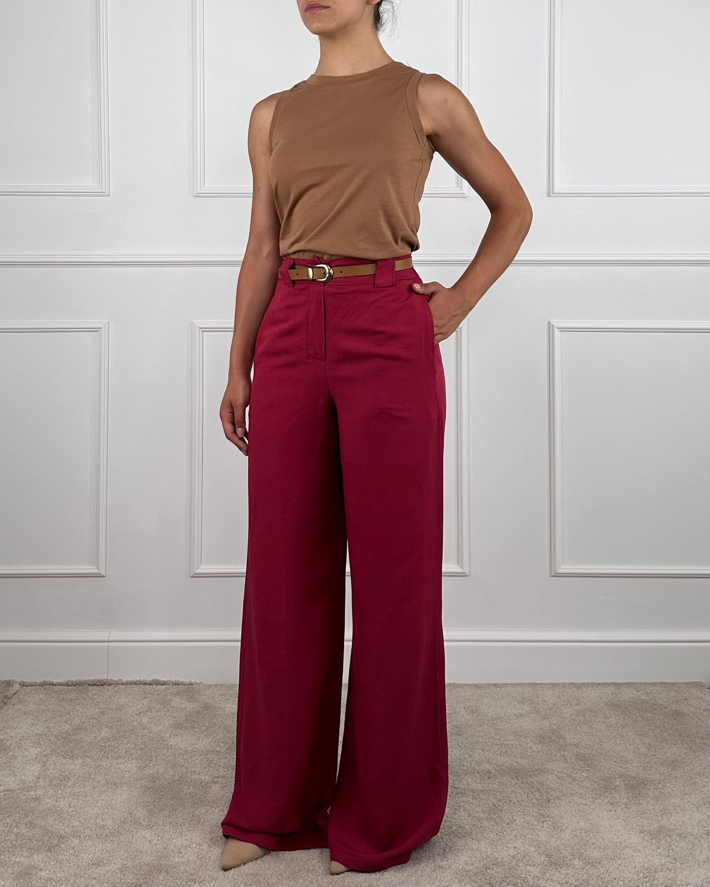 25P7774 - TENSIONE IN PANTALONE PALAZZO