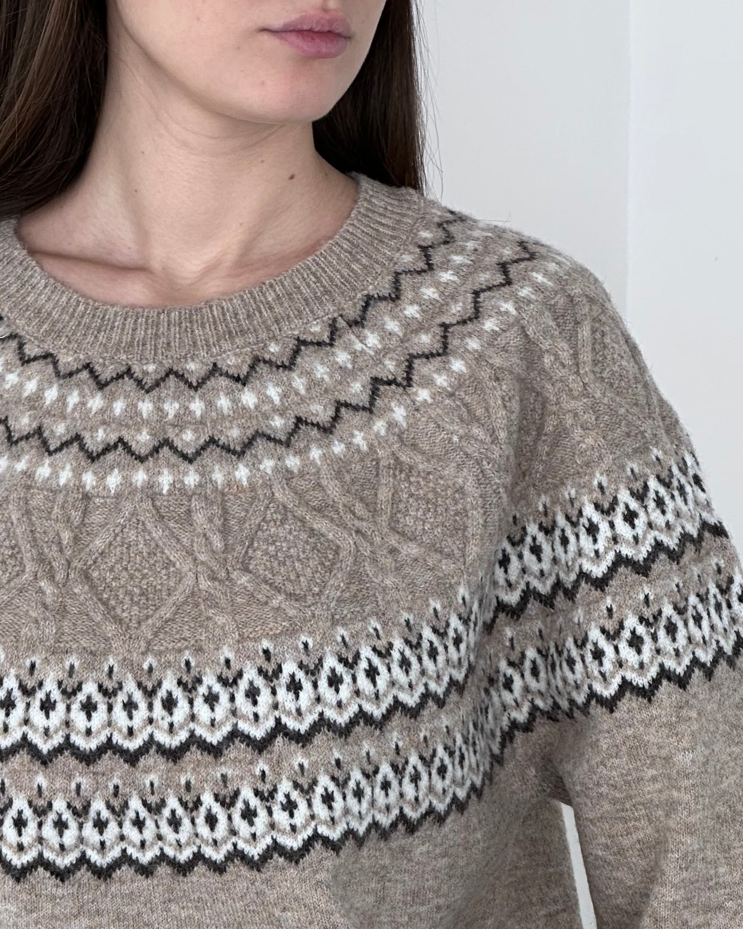 P1262 - MAGLIA MISTO LANA