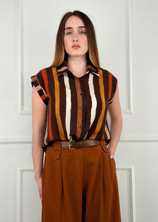 YM6302 - CAMICIA FANTASIA RIGHE