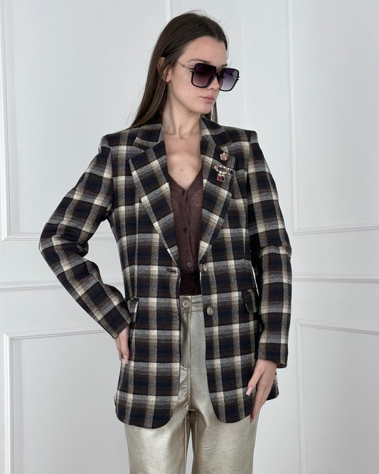 26B1676 - TENSIONE IN GIACCA CHECK