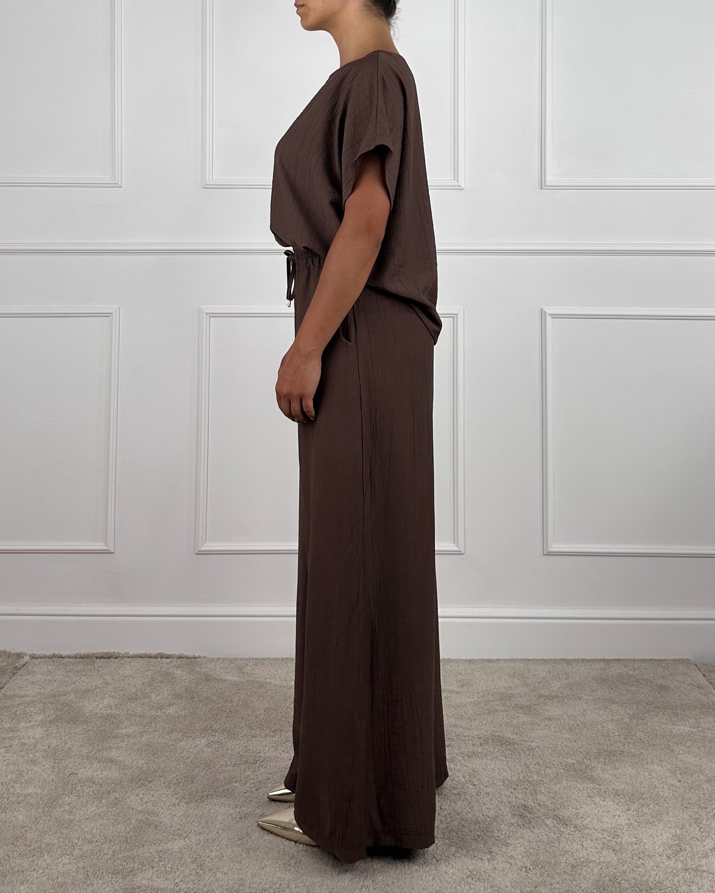 25C7816 - TENSIONE IN COMPLETO BLUSA E PANTALONE