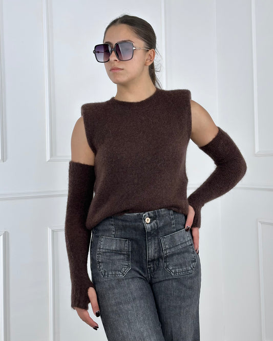 D81265D82025 - TENSIONE IN MAGLIA CON MANICOTTI