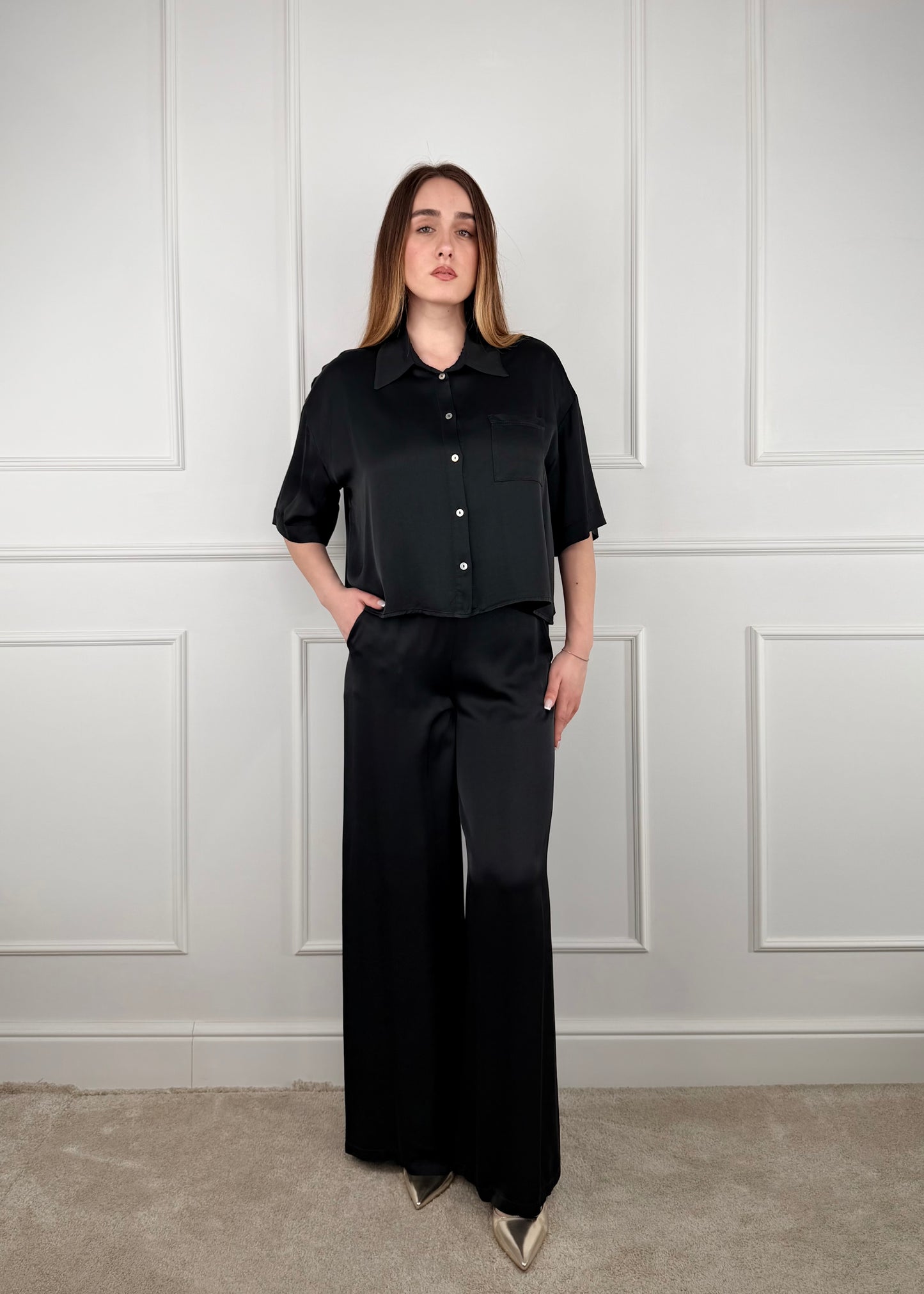 FLC206 - MY-D PANTALONE PALAZZO IN VISCOSA