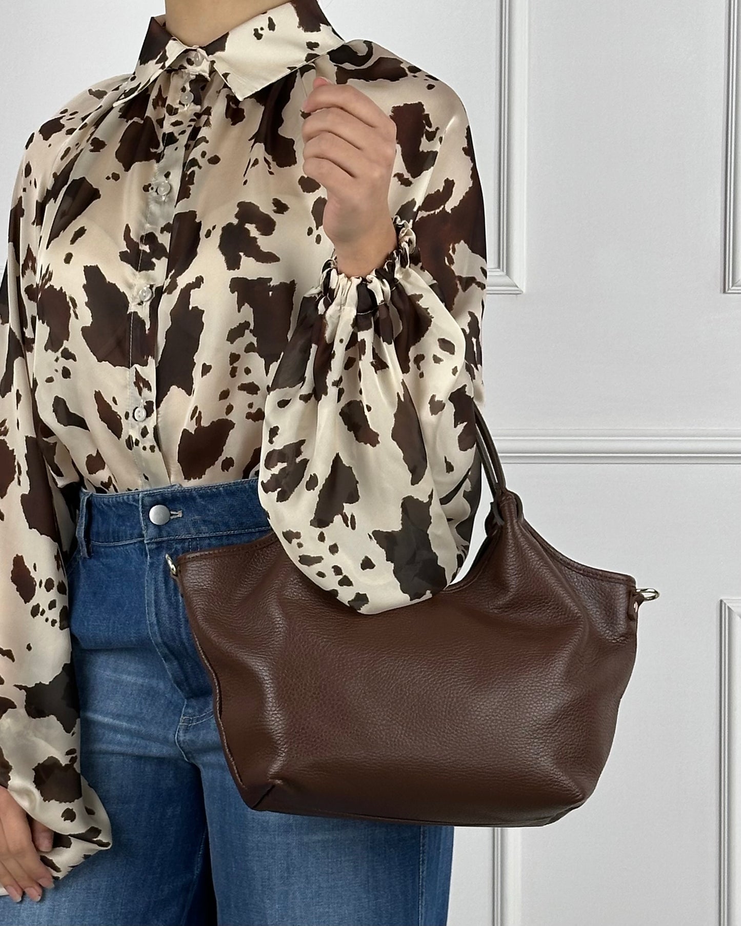 1940 BORSA IN VERA PELLE