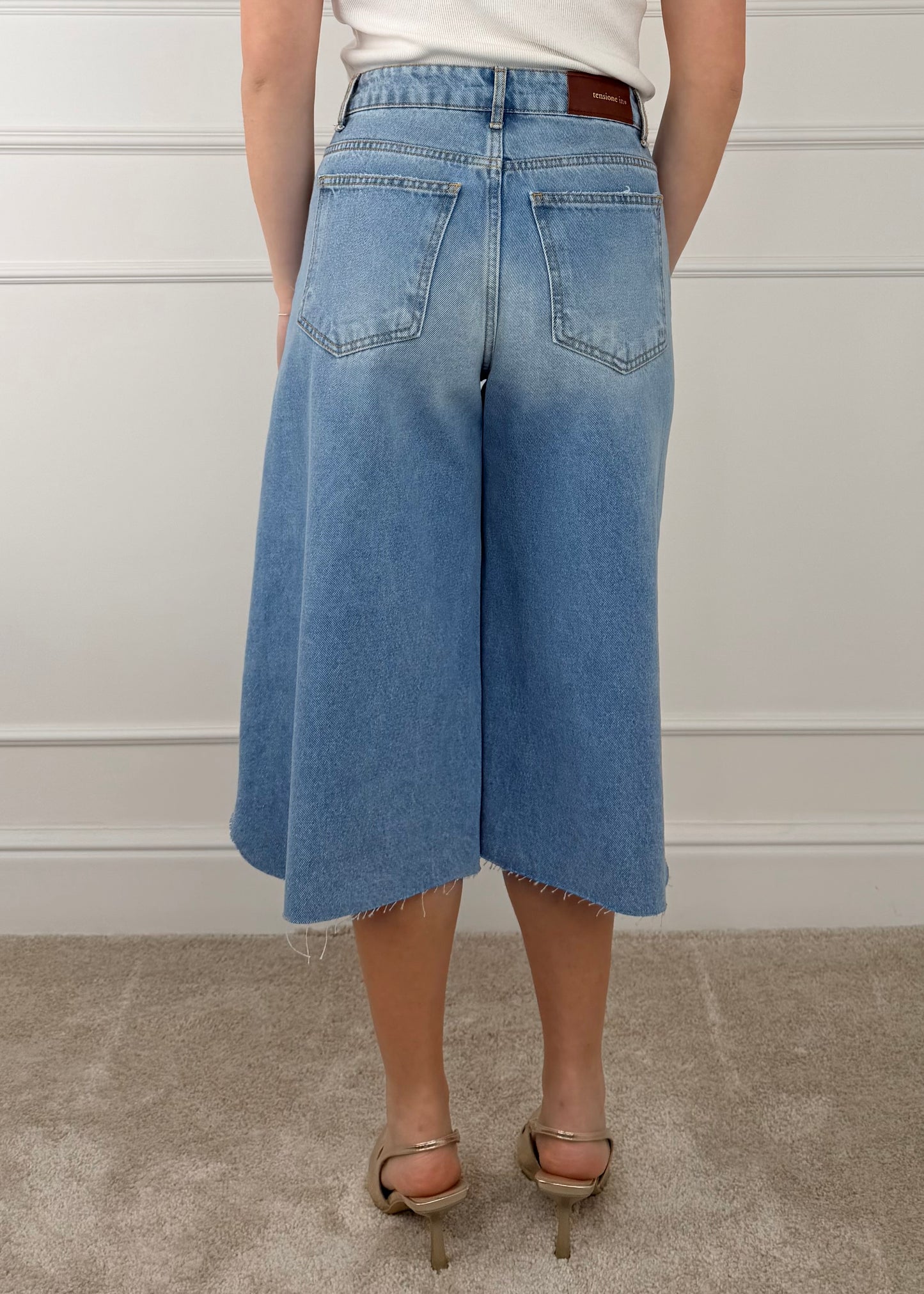 CJ12730 - TENSIONE IN BERMUDA IN DENIM