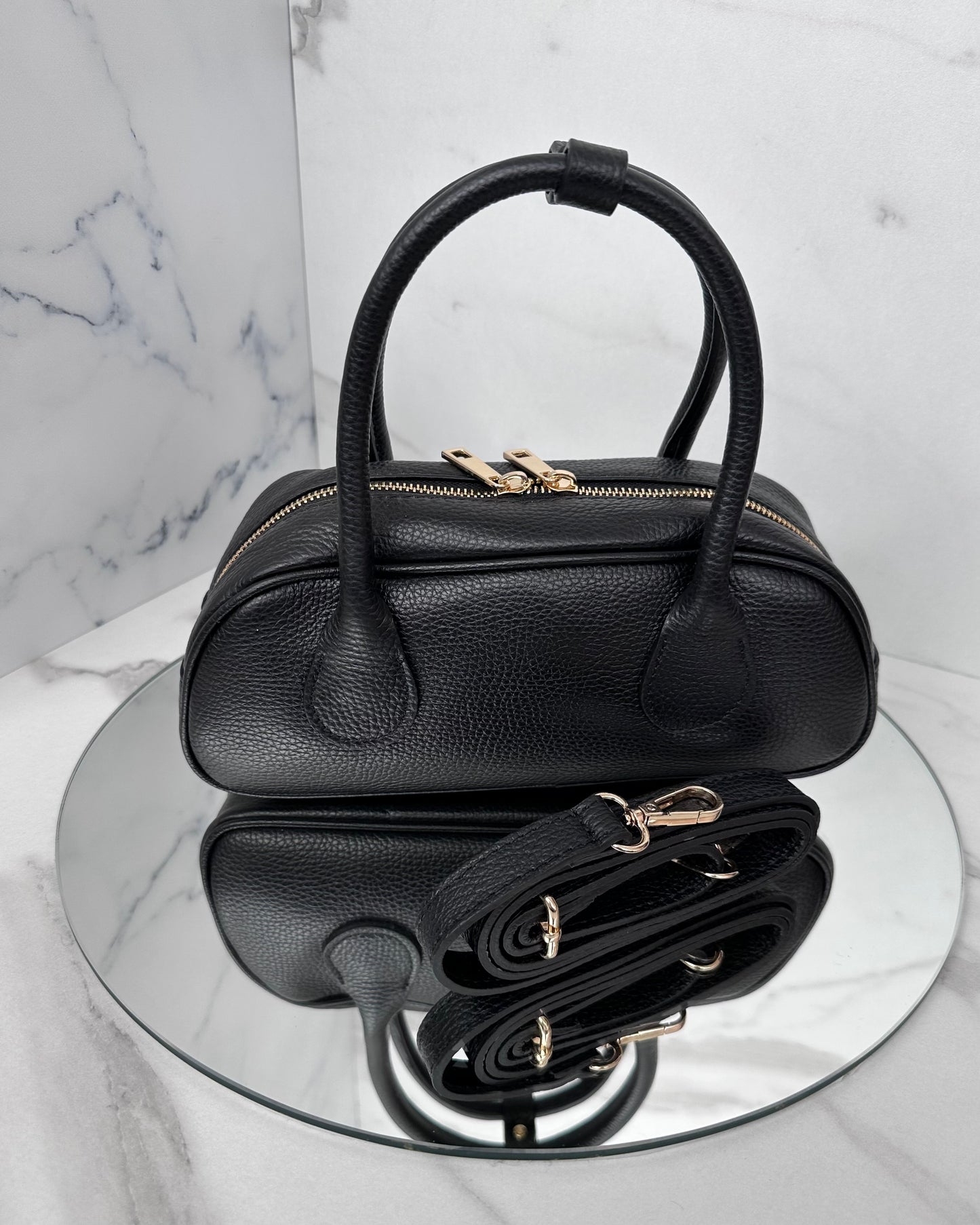 BRS451 - BRS451 BORSA BAGUETTE VERA PELLE