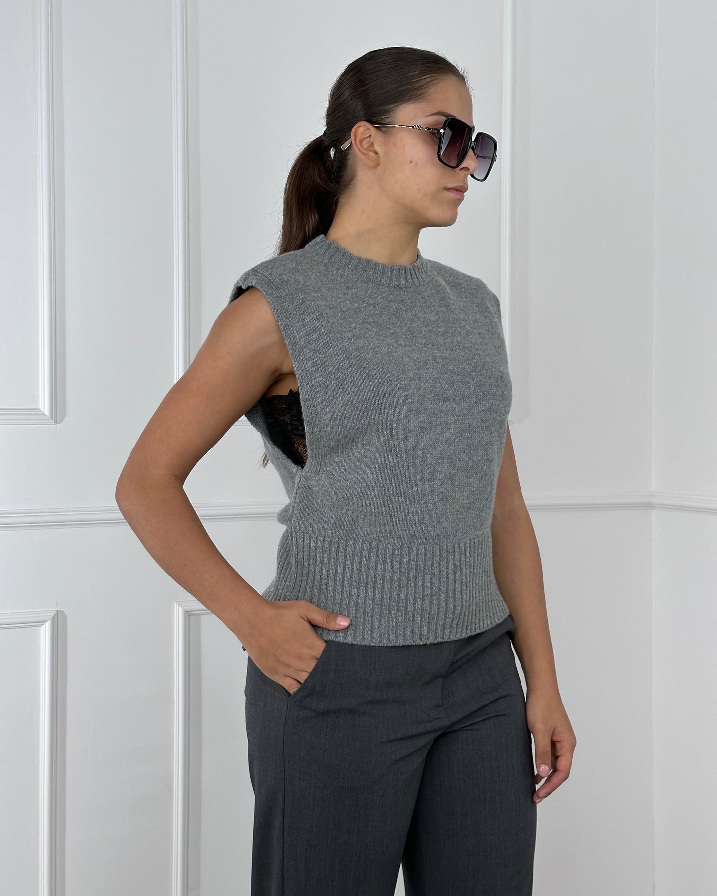 L102580 - L102580 BREND GILET CON SPALLINE