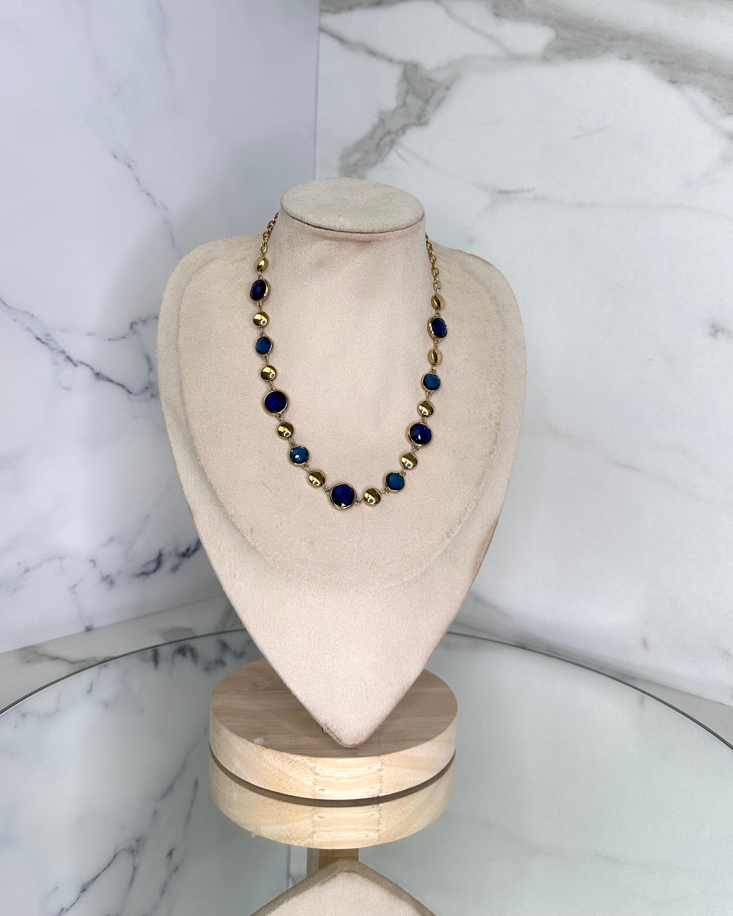 CLN28 COLLANA SFERA PIATTA