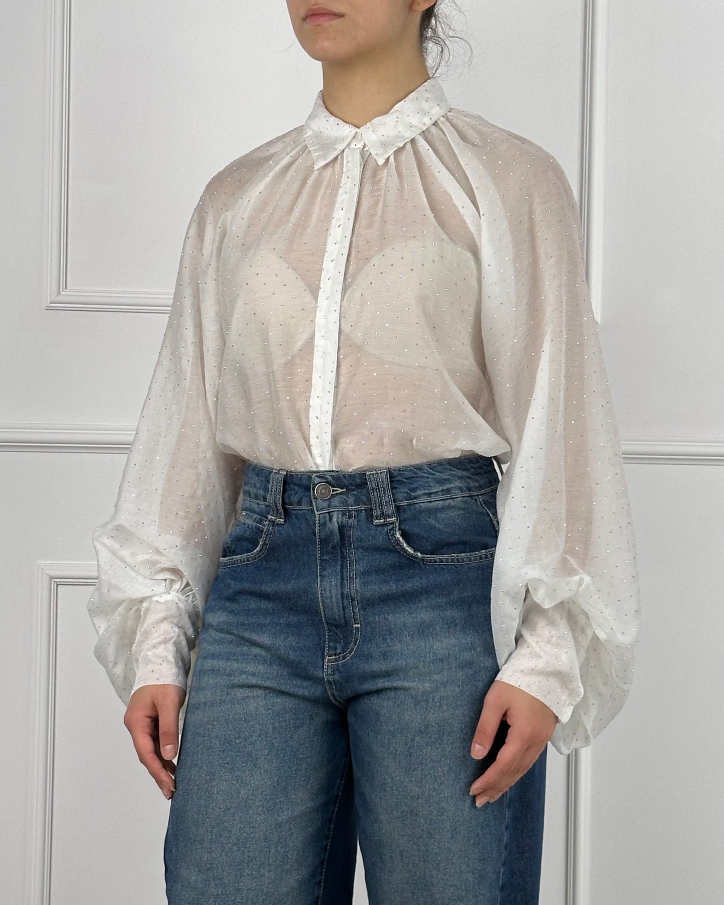 S25C212 - TENSIONE IN CAMICIA STRASS
