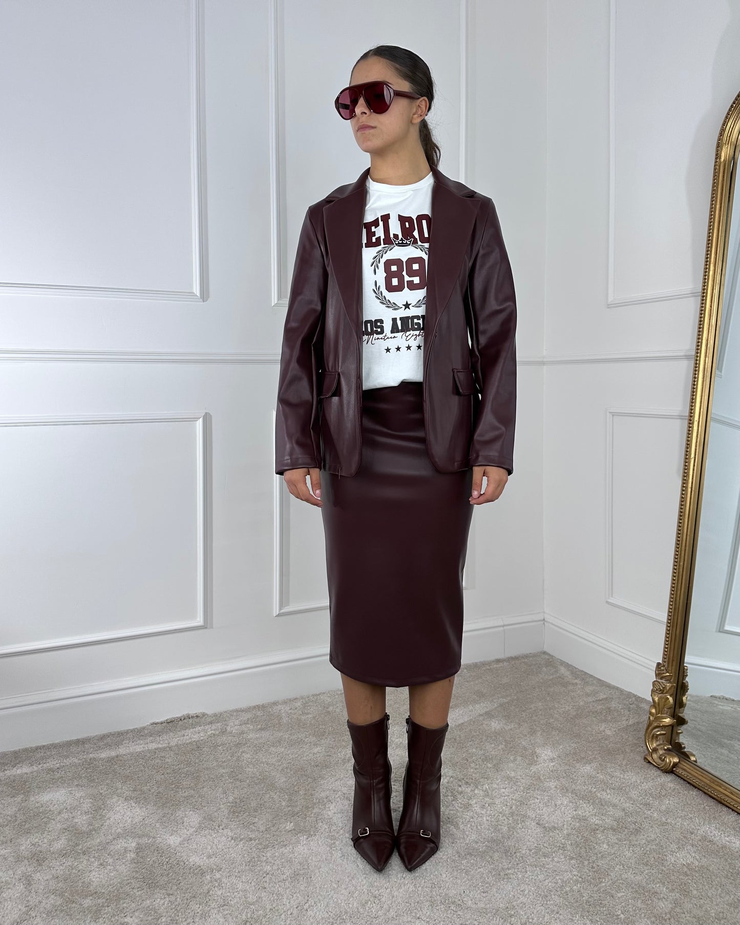 66121PE - MY-D GIACCA SIMILPELLE