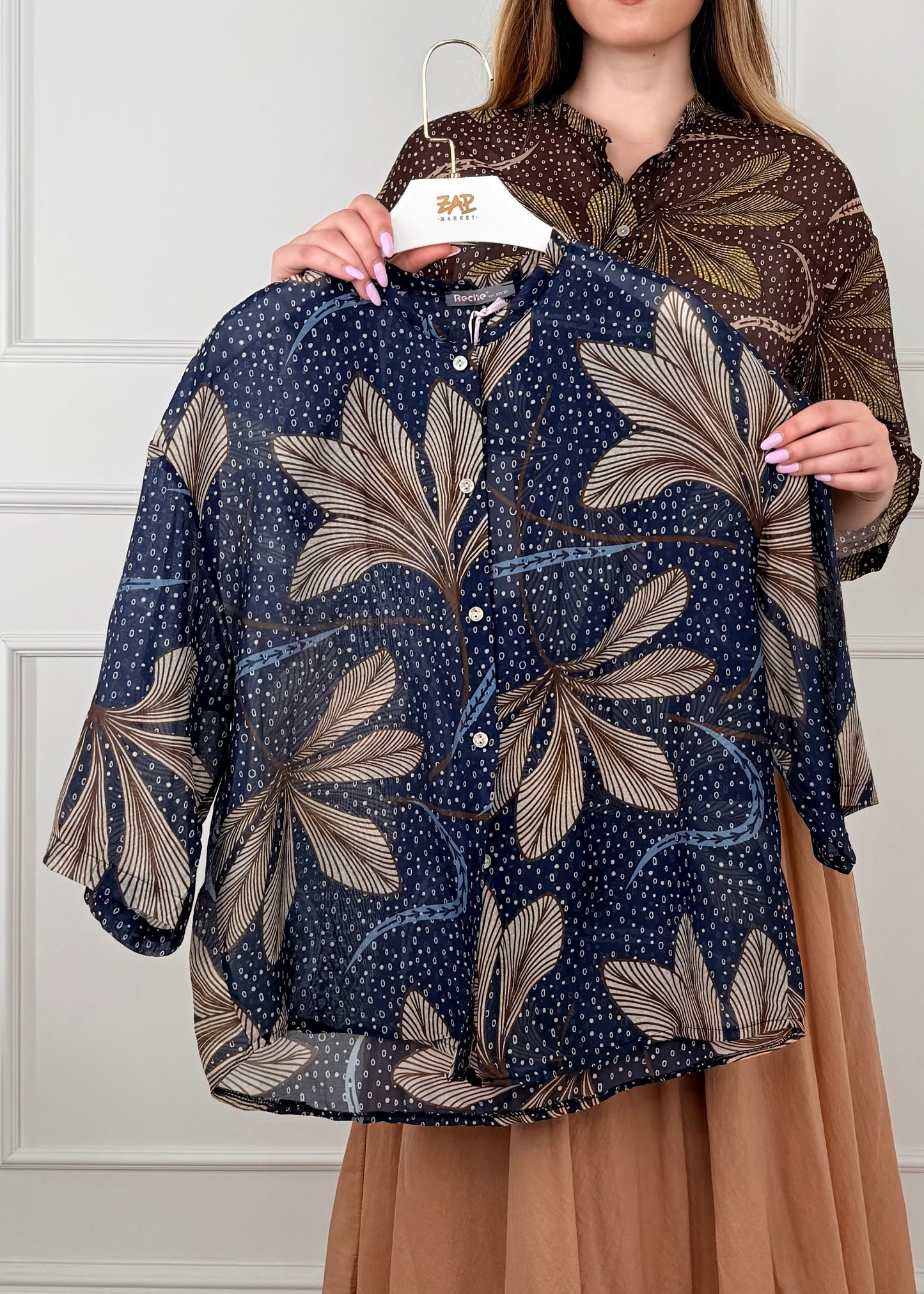 T2605 CAMICIA MISTO SETA E COTONE