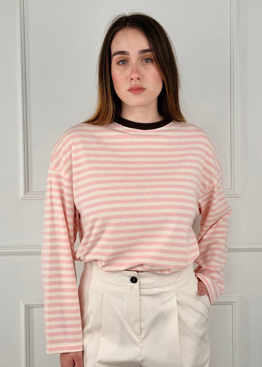 26M4116 - TENSIONE IN T-SHIRT FANTASIA RIGHE