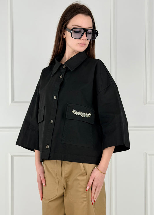 ZC226 GIACCA CON APPLICAZIONI