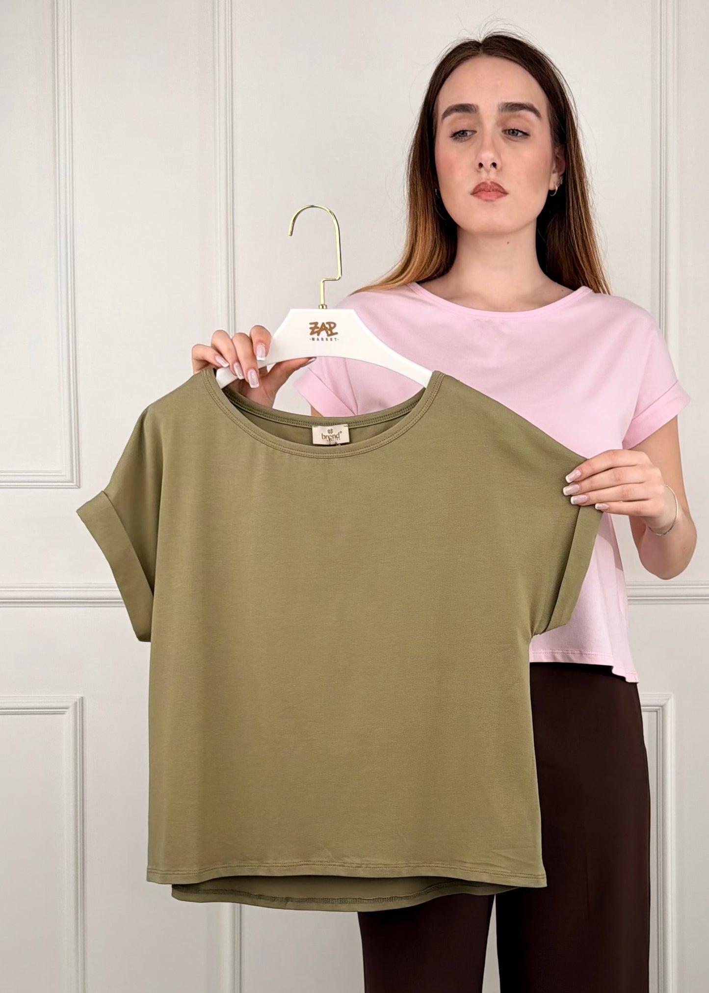 C28788 - BREND MAGLIA CON RISVOLTINO