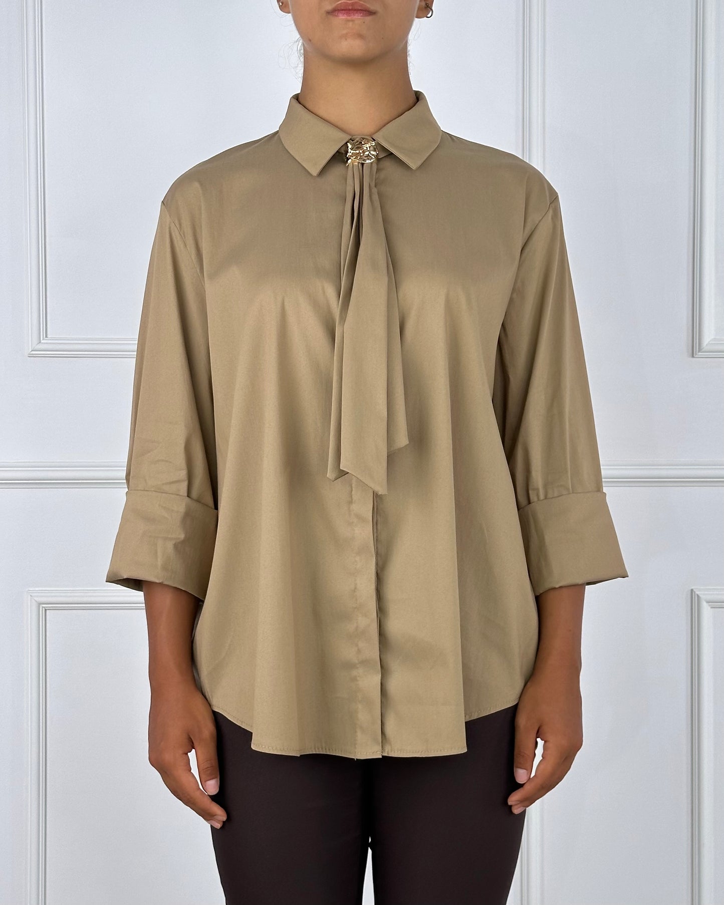 71025 - CAMICIA CON CRAVATTINO