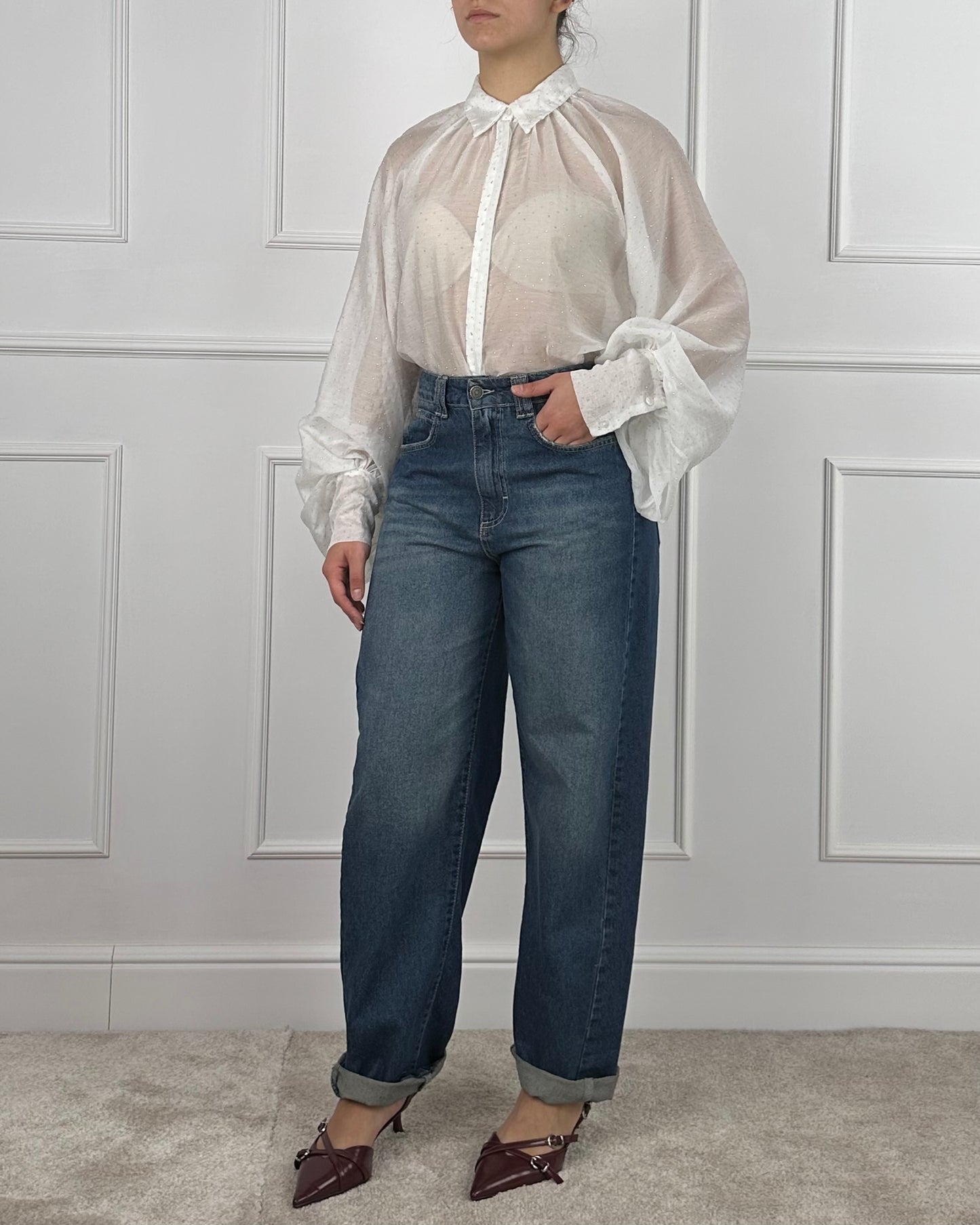 S25C212 - TENSIONE IN CAMICIA STRASS