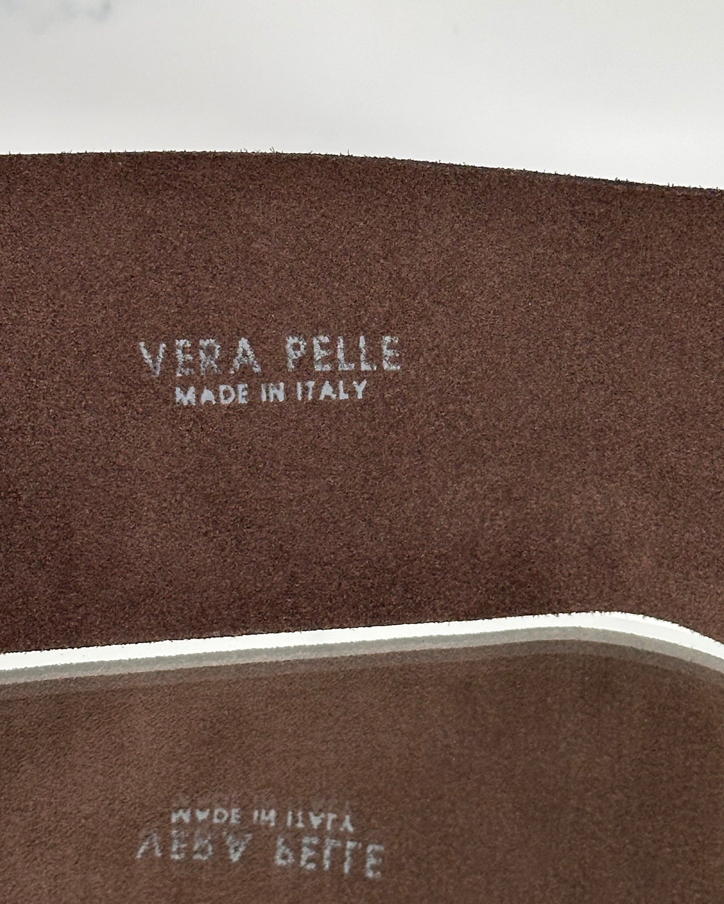 Q152177 CINTURA VERA PELLE CON FRANGE
