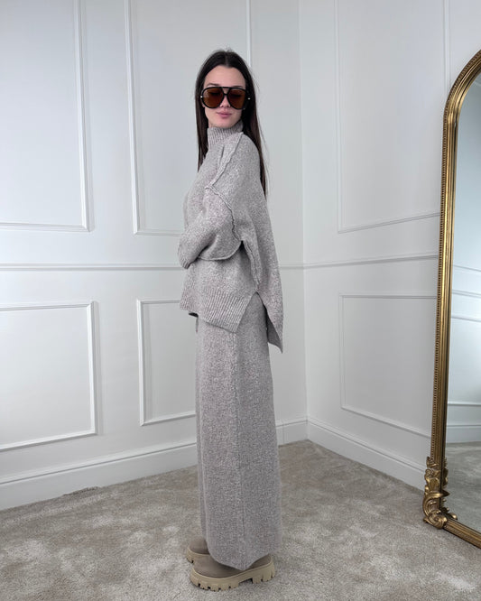 60701 - COMPLETO MISTO LANA PULLOVER E GONNA