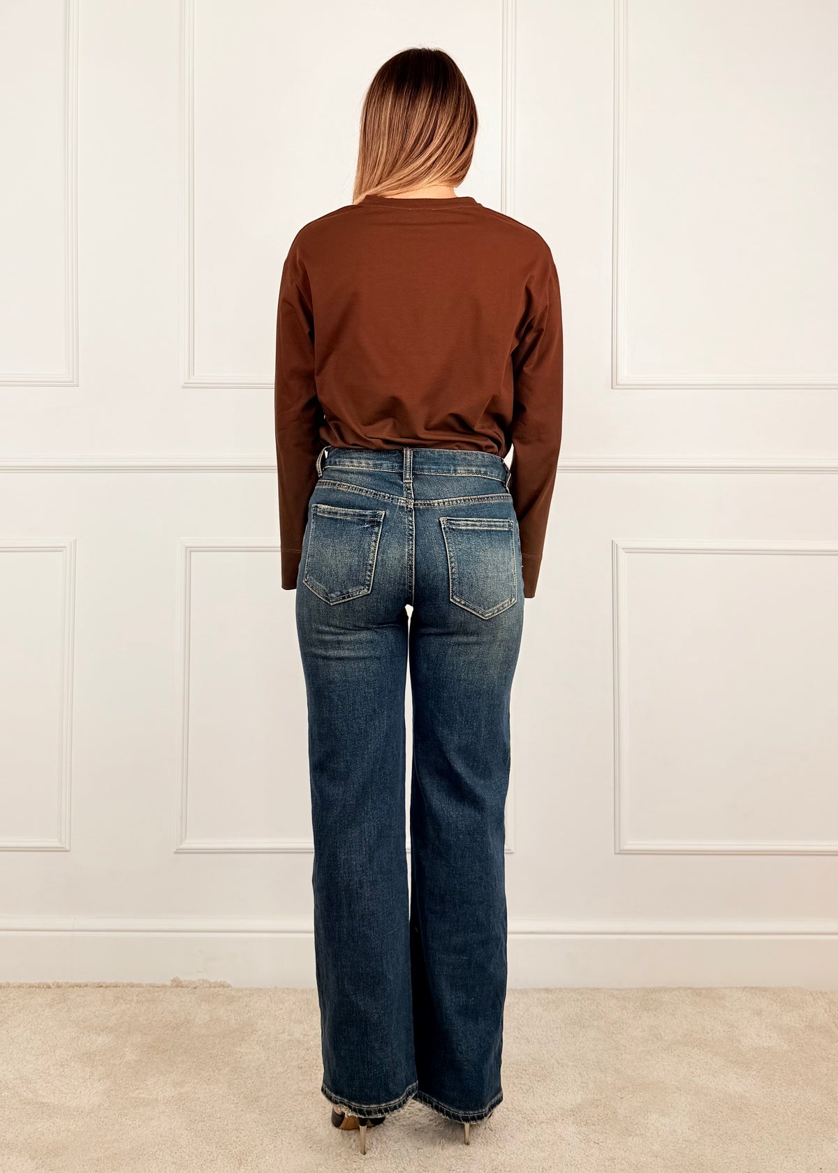 PVDT3672T - MY-D DENIM STRAIGHT WASHED