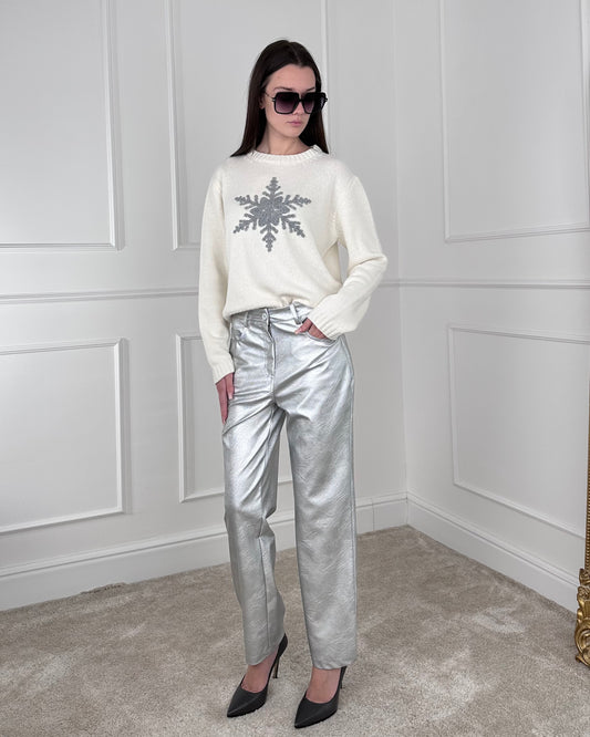 2250921 - TENSIONE IN PANTALONE SIMILPELLE SPALMATO