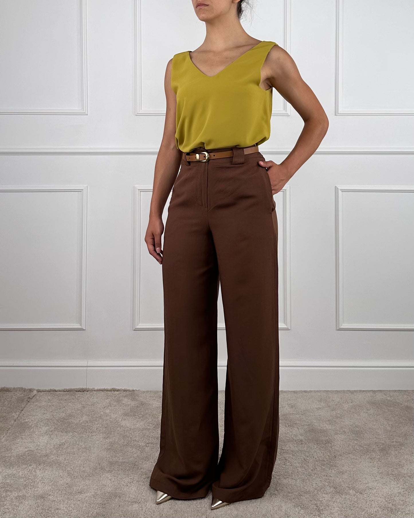 25P7774 - TENSIONE IN PANTALONE PALAZZO