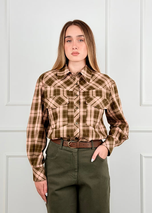 C29040 - BREND CAMICIA TASCHE CHECK