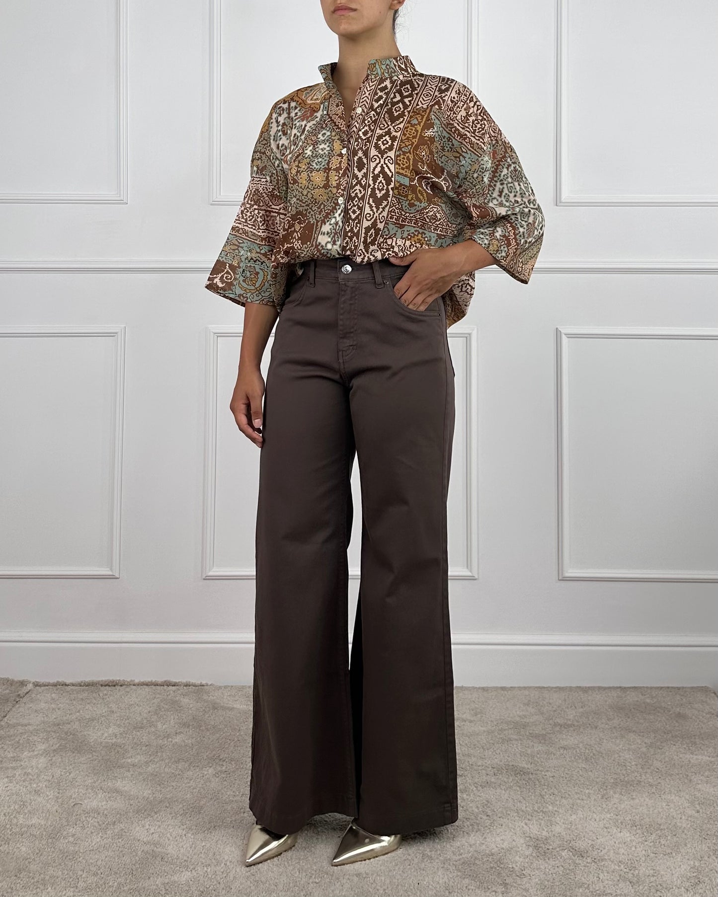 805343G190 - PANTALONE PALAZZO