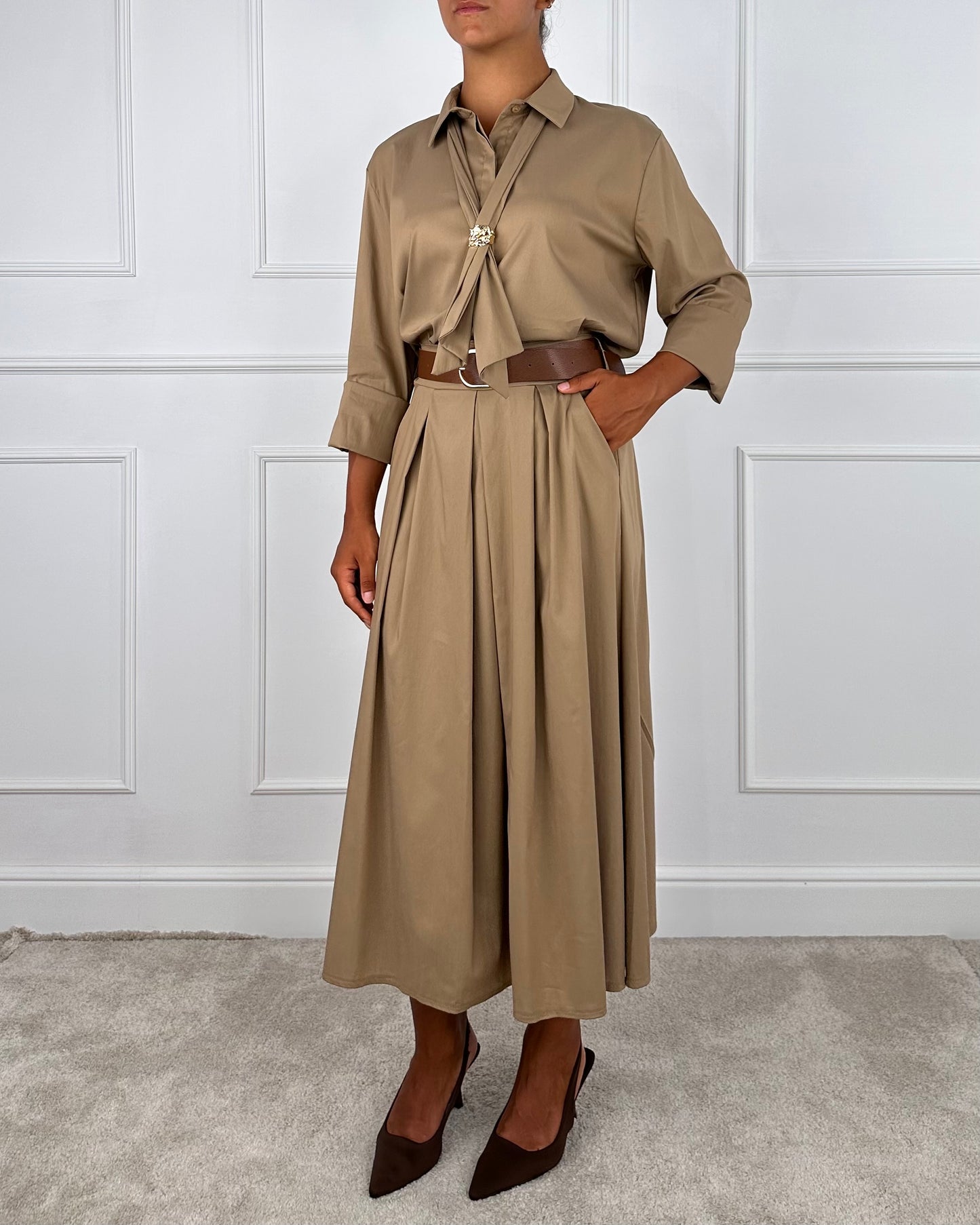 71025 - CAMICIA CON CRAVATTINO