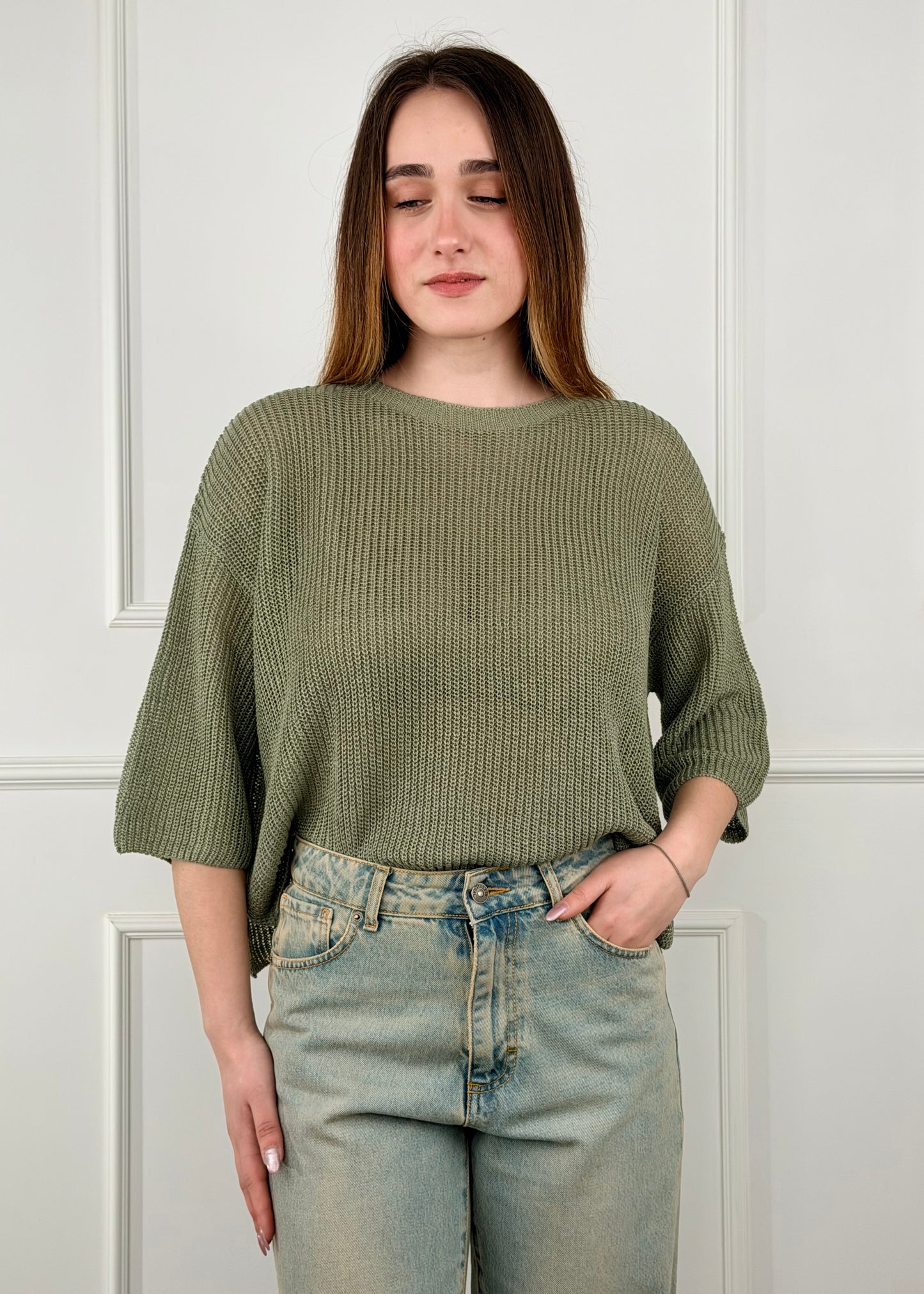 XL25233 - TENSIONE IN MAGLIA IN FILO DI VISCOSA