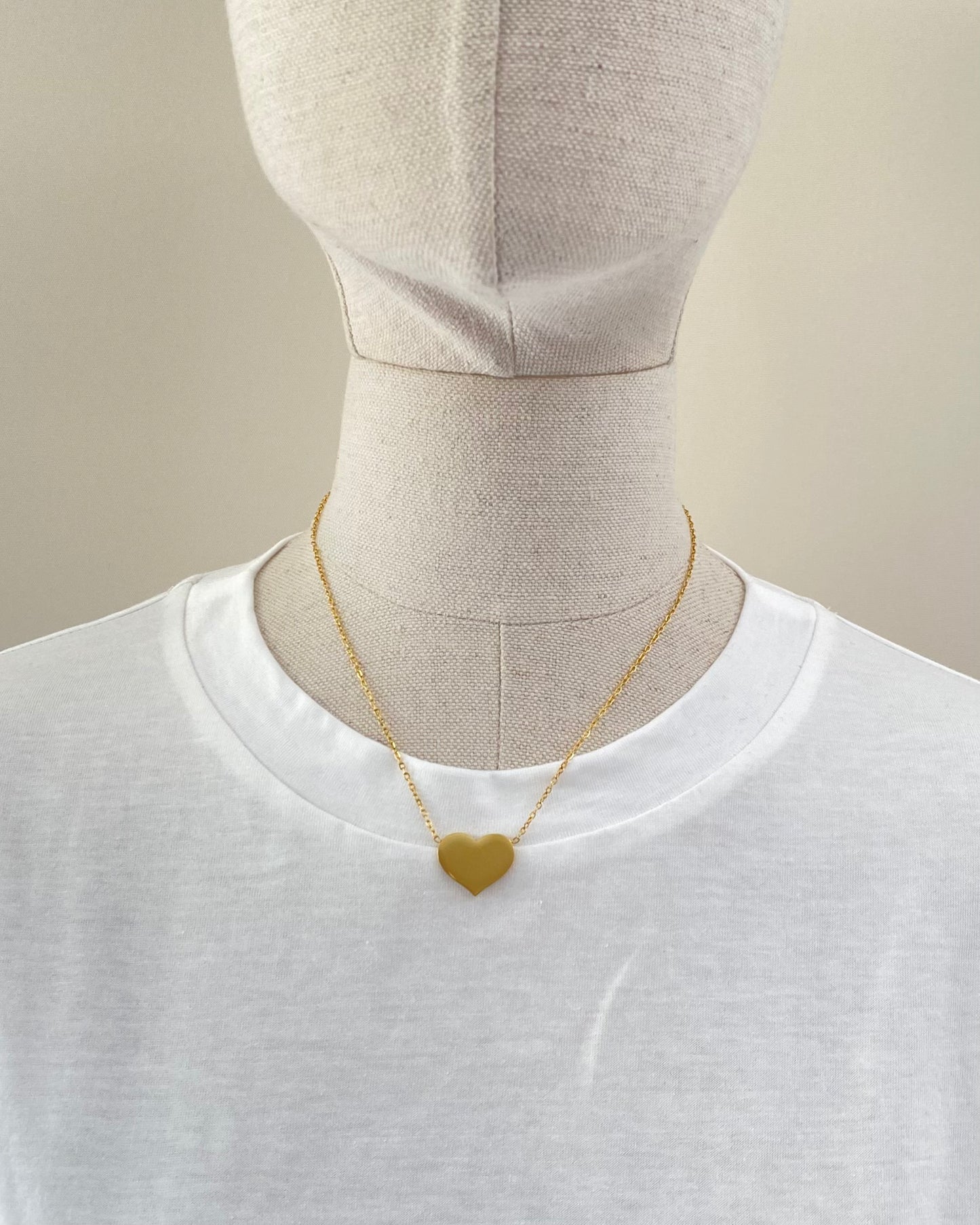 CLN157 COLLANA CUORE PIENO