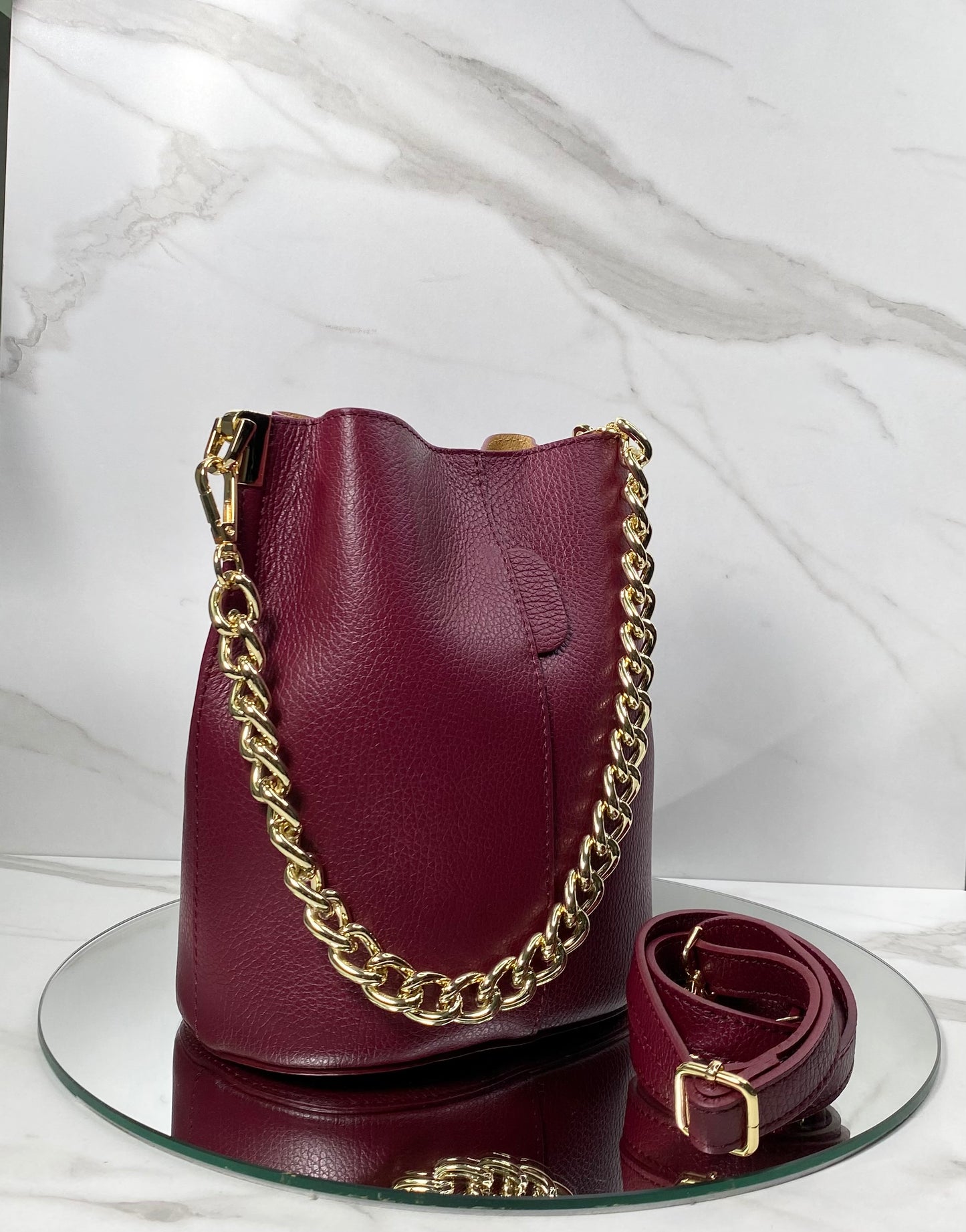 BRS488 - BRS488 BORSA SECCHIELLO VERA PELLE