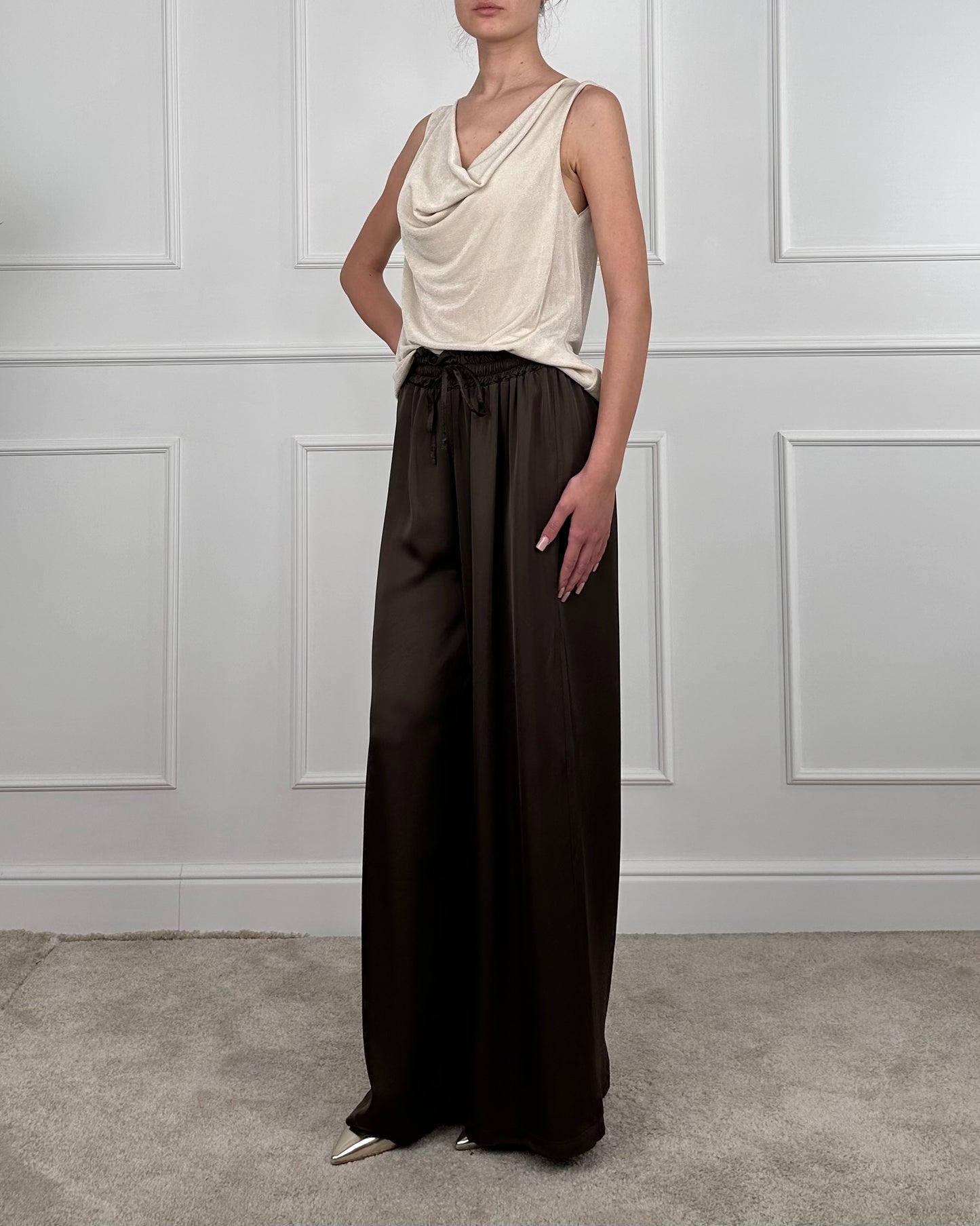 7205 - TOP SCOLLO DRAPPEGGIO